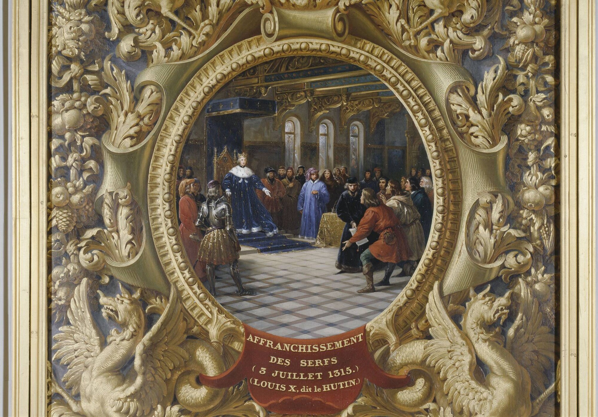 Enfranchisement of the serfs by Louis X the Stubborn