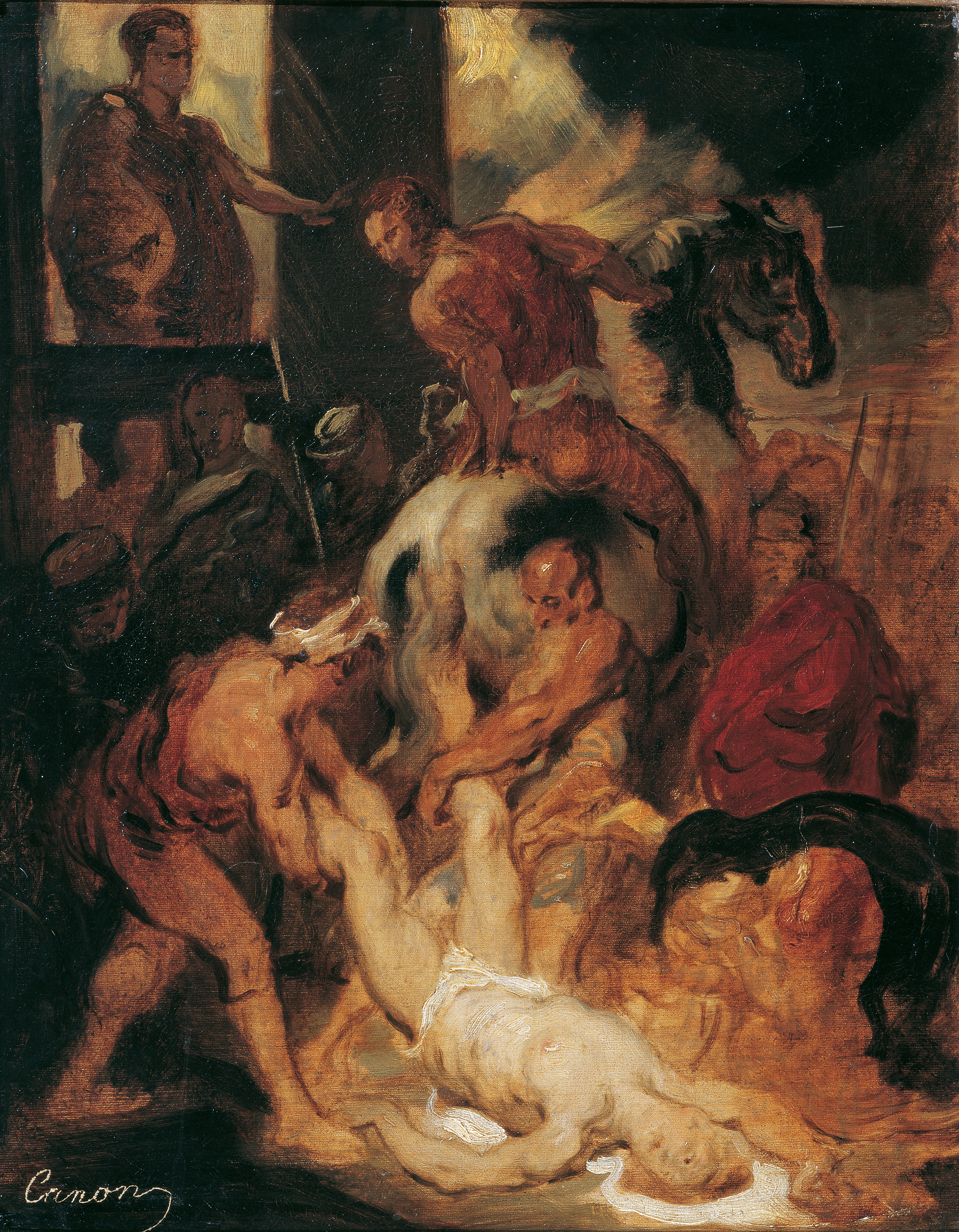 The Martyrdom of Saint Hippolytus Hans Canon, 1875 Österreichische Galerie Belvedere