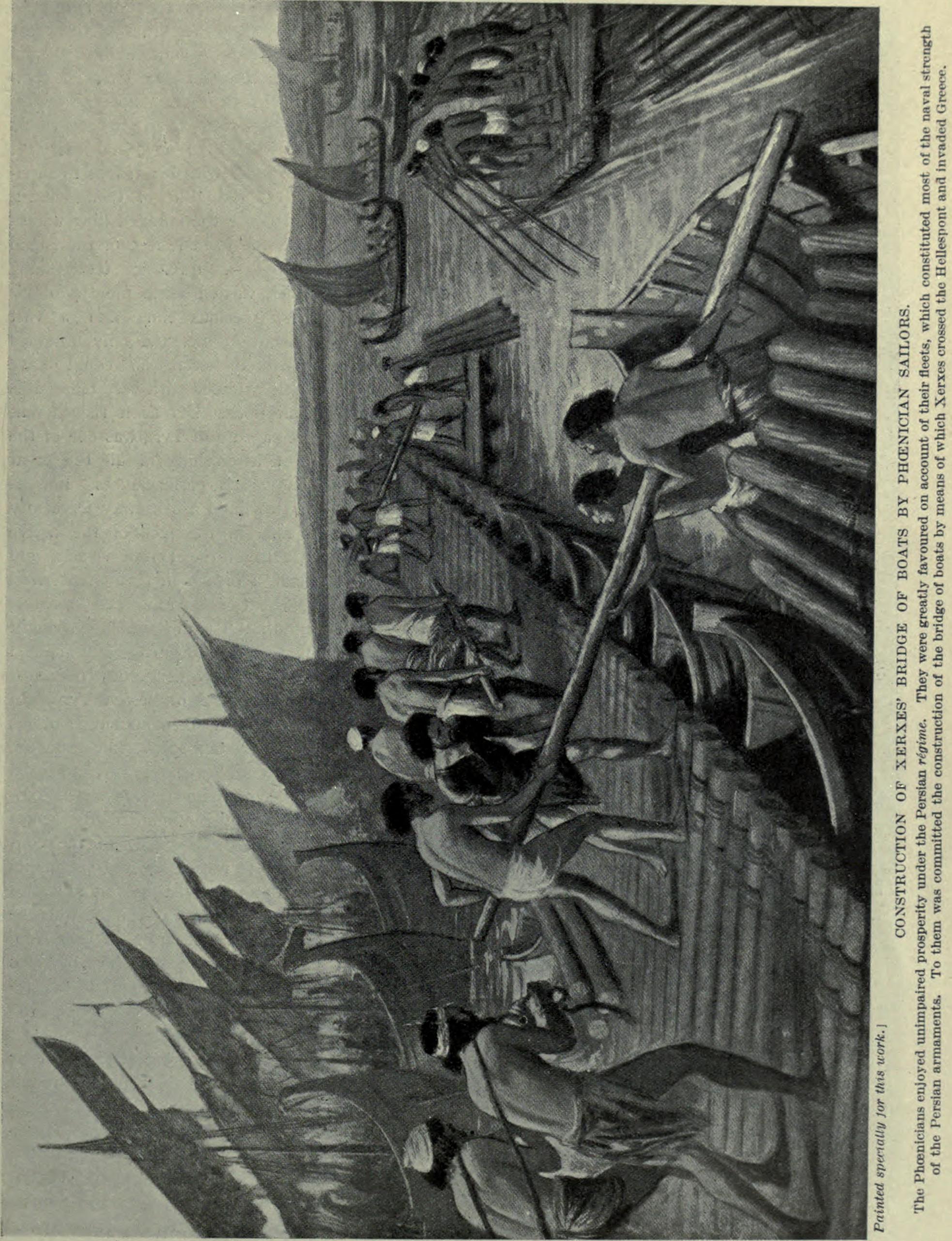 Xerxe's Construction of Bridge of Boats