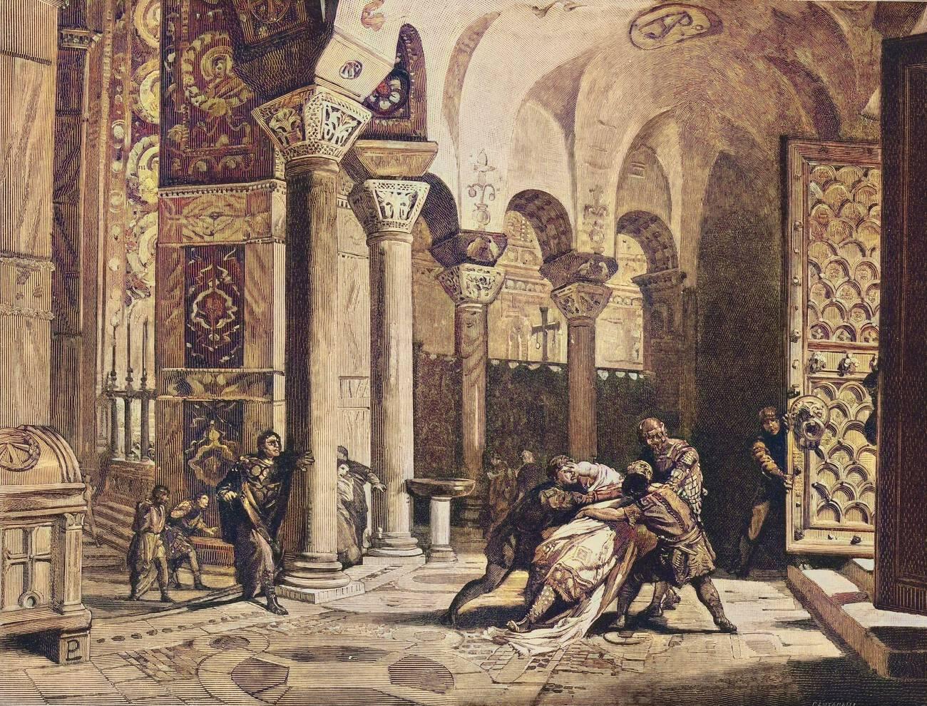 Death of Stilicho Engraving