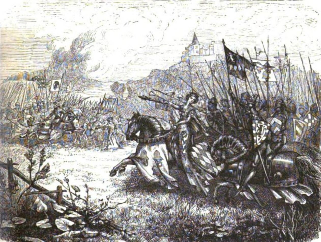 Elisabeth of Lanshut against the knights of Lowenburg