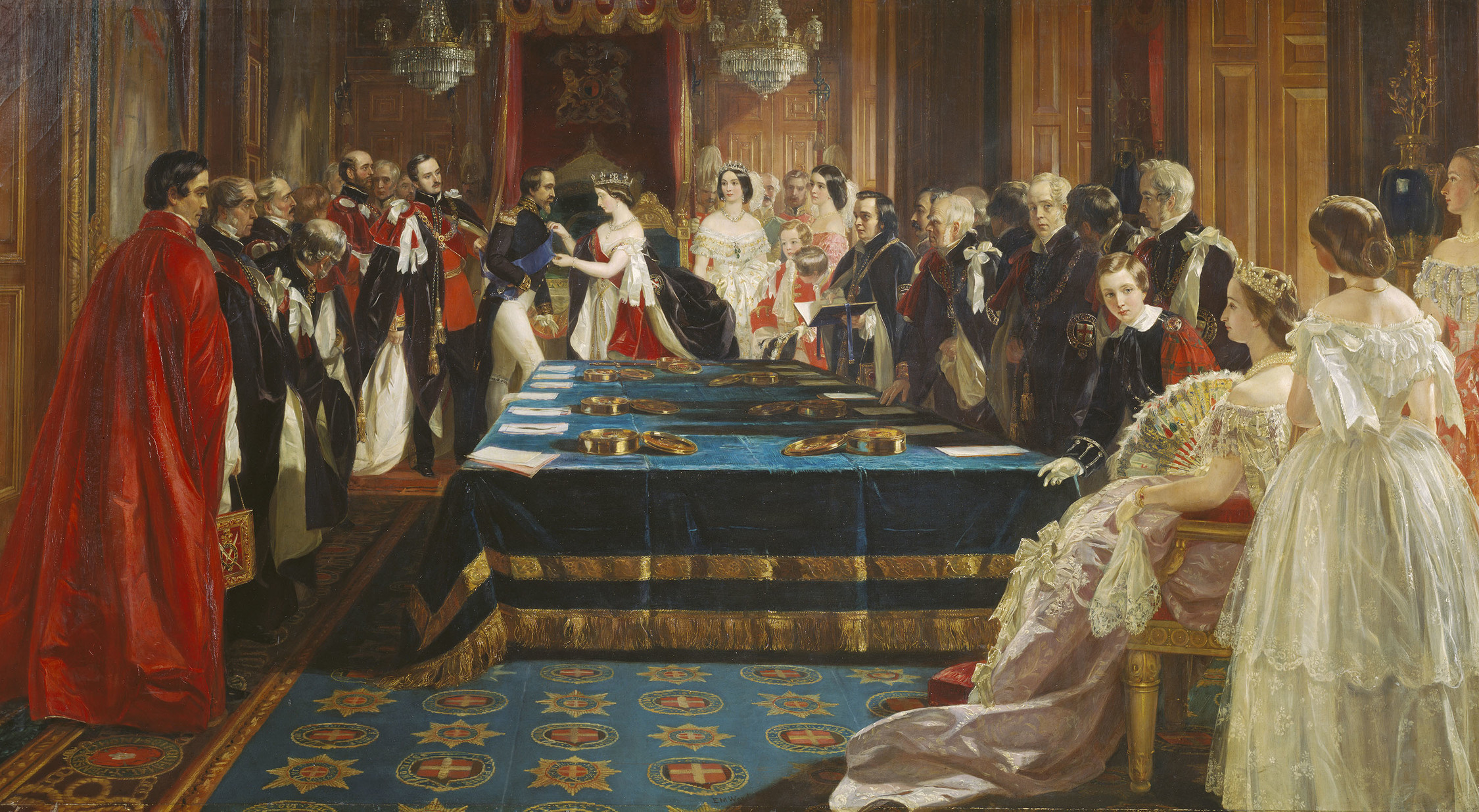 The Investiture of Napoleon III with the Order of the Garter