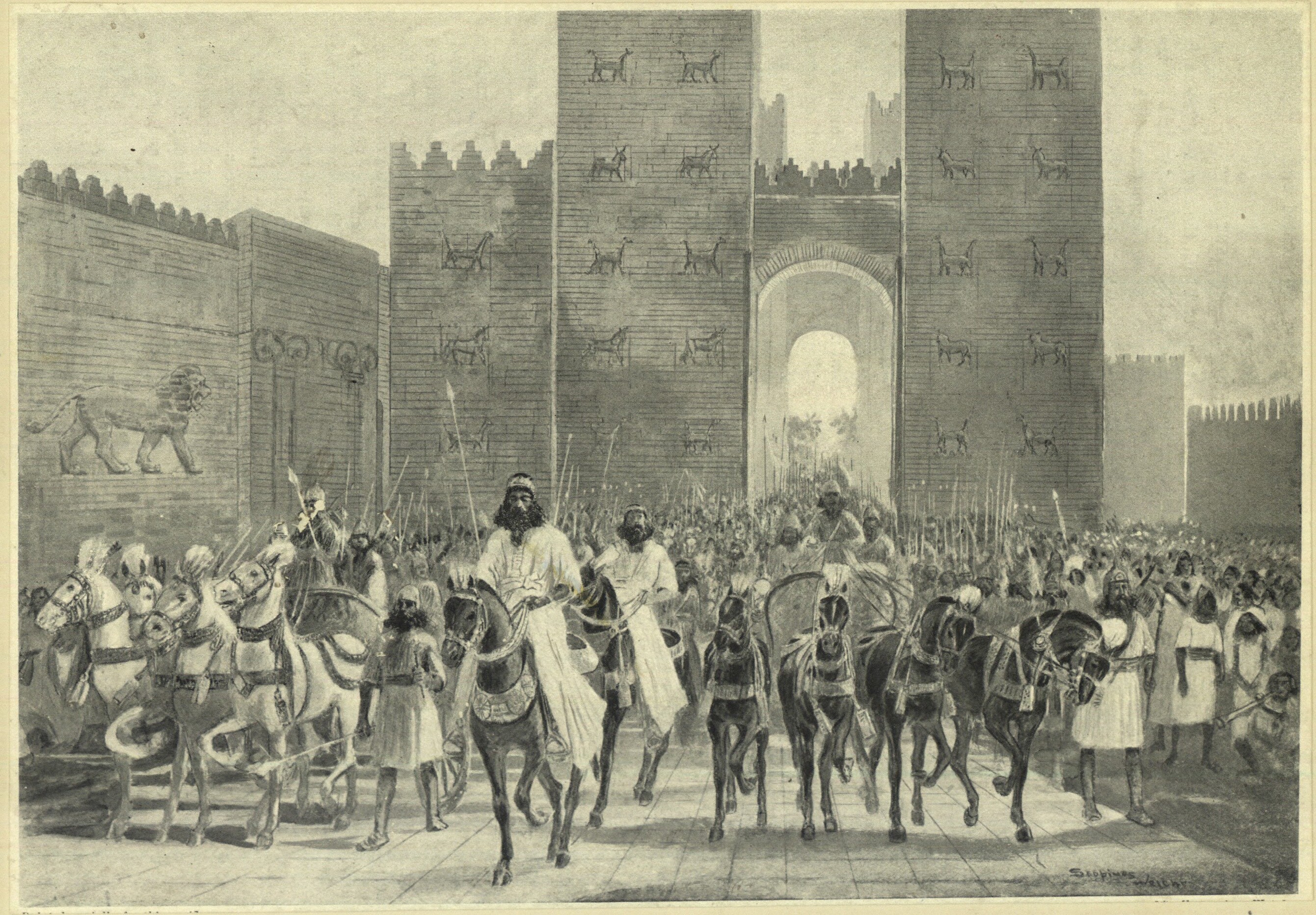 Entrance of Cyrus the Great into Babylon