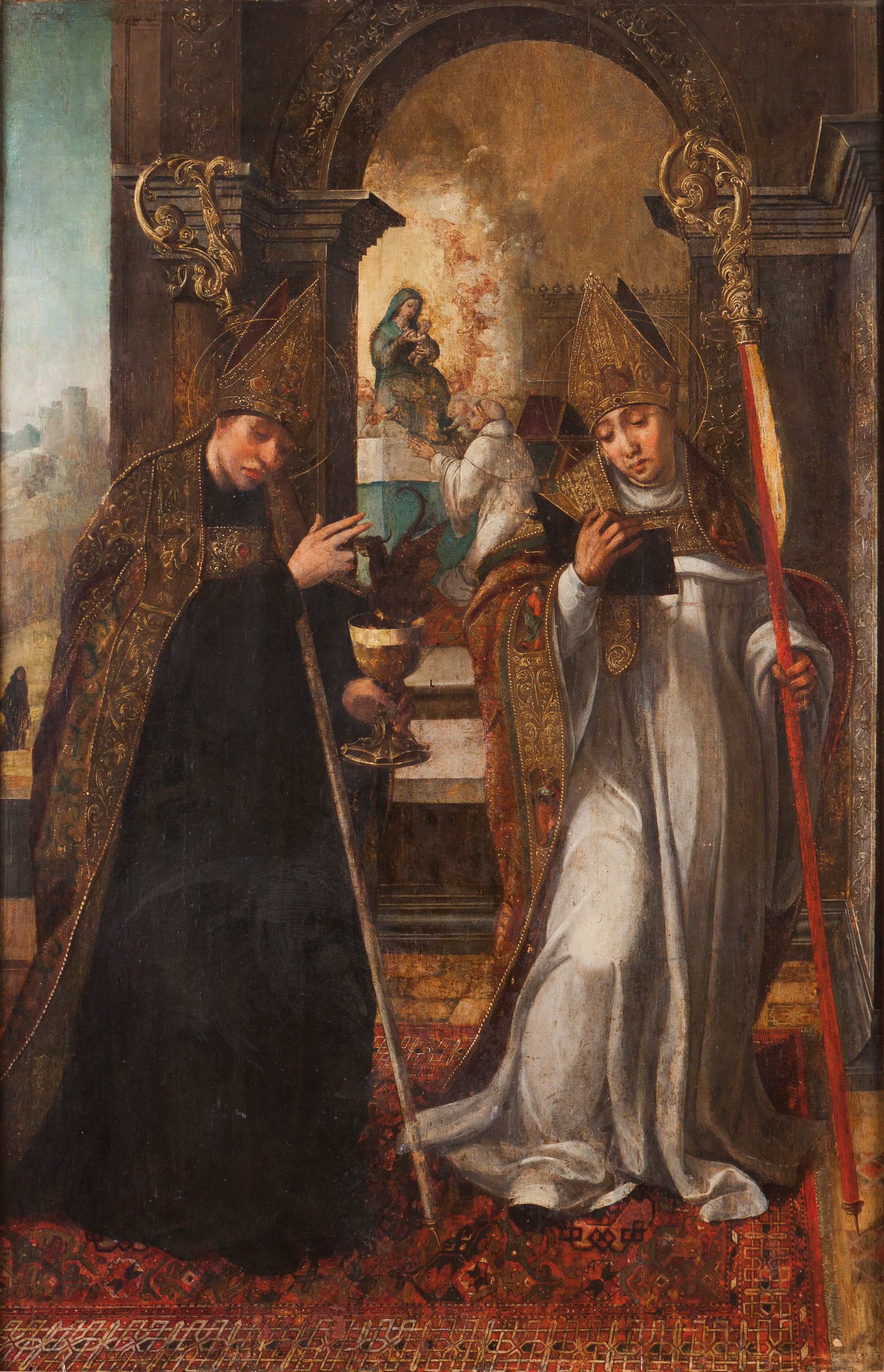Saint Benedict and Saint Bernard by Diogo de Contreiras