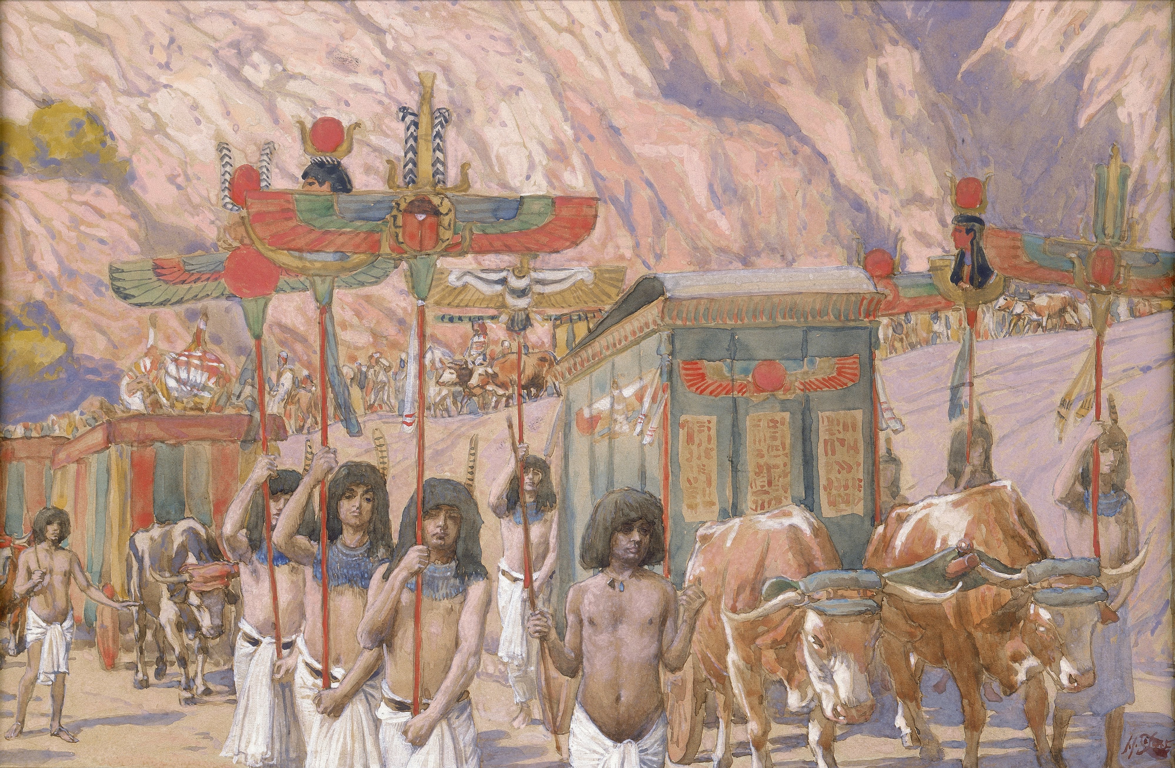 Jacob's Body Is Taken to Egypt