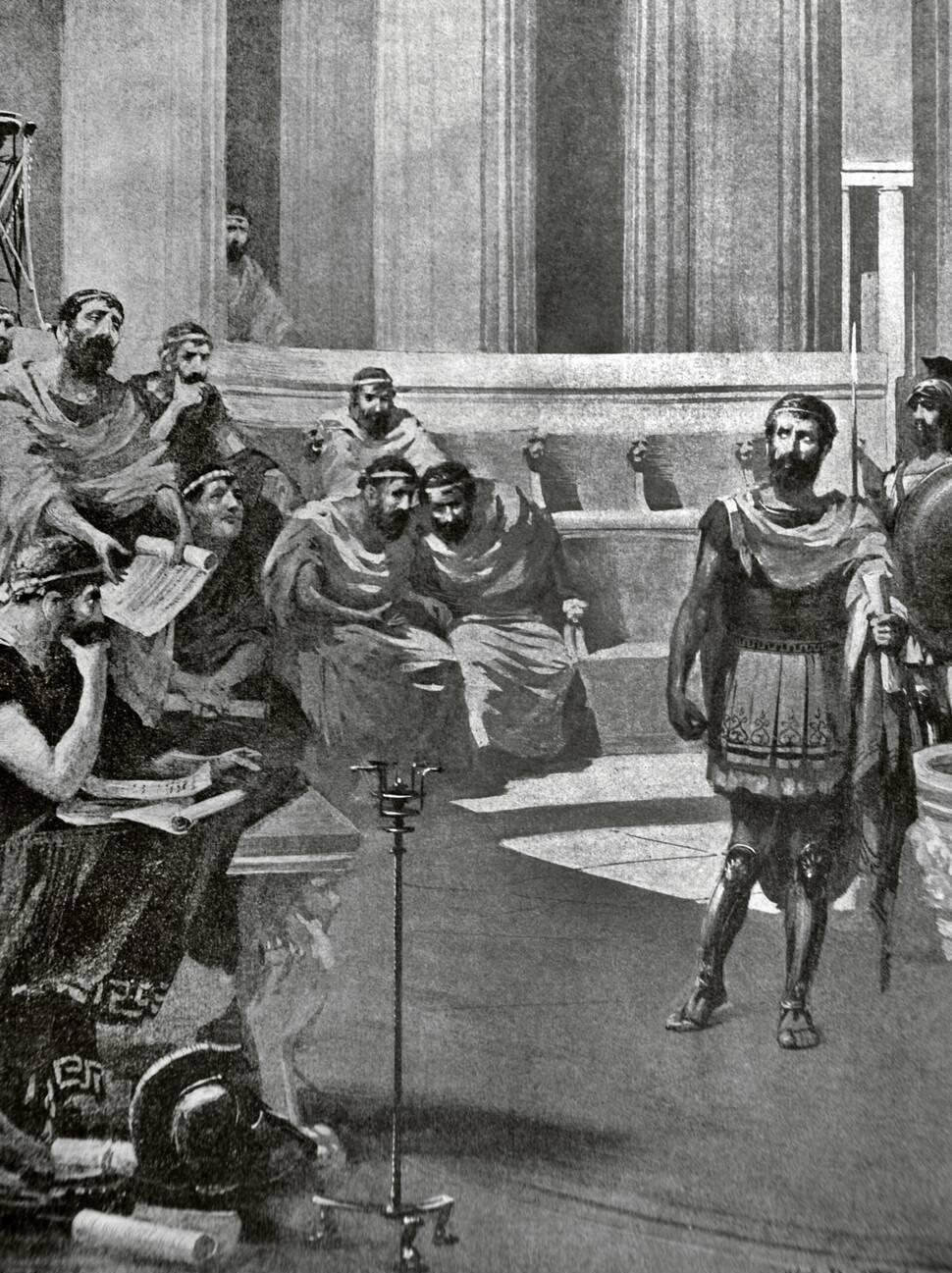 Miltiades (550-489 BC). Athenian General (Strategos). Member of Philaid clan