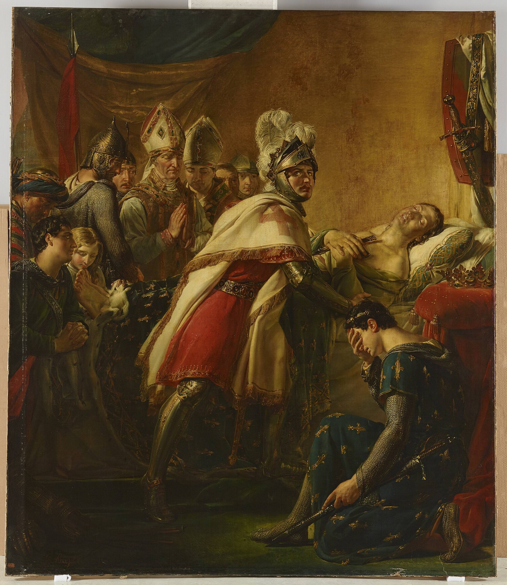 Death of Saint Louis before Tunis