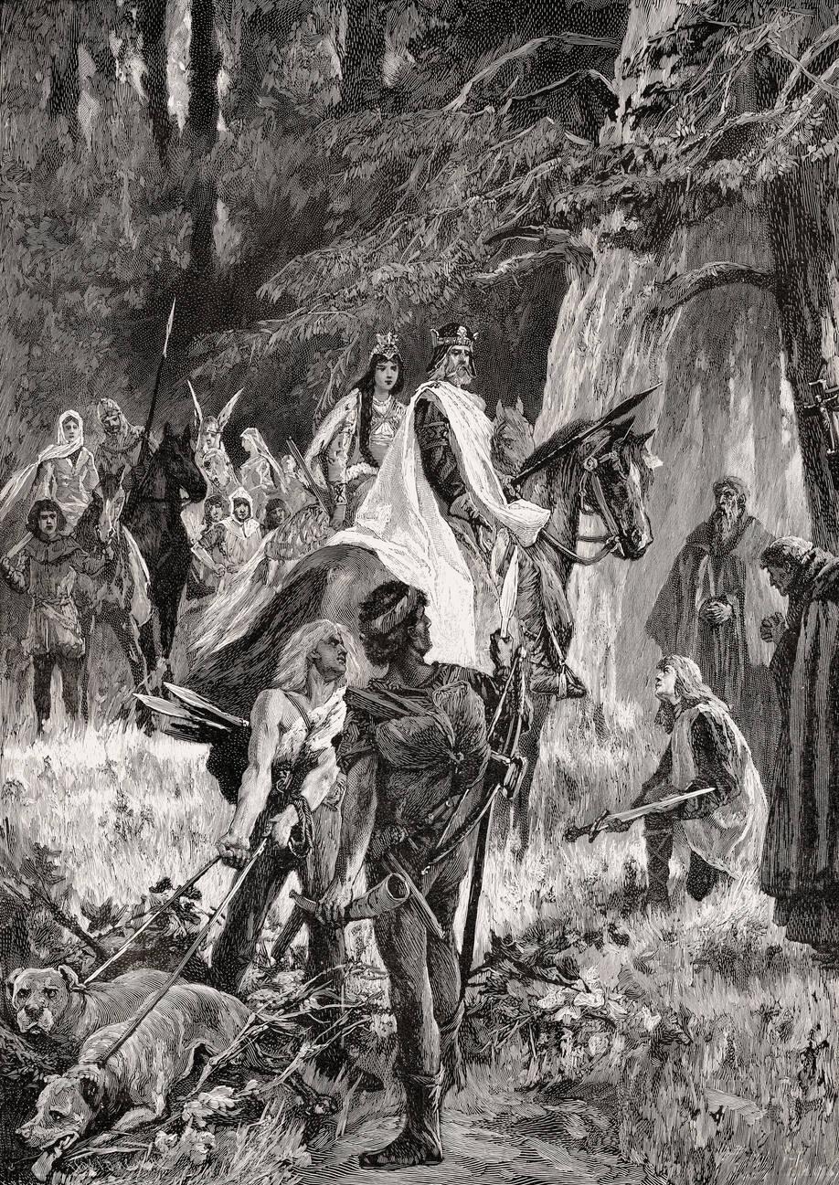 Otto I the Great, pardoned his son Liudolf, Duke of Bavaria