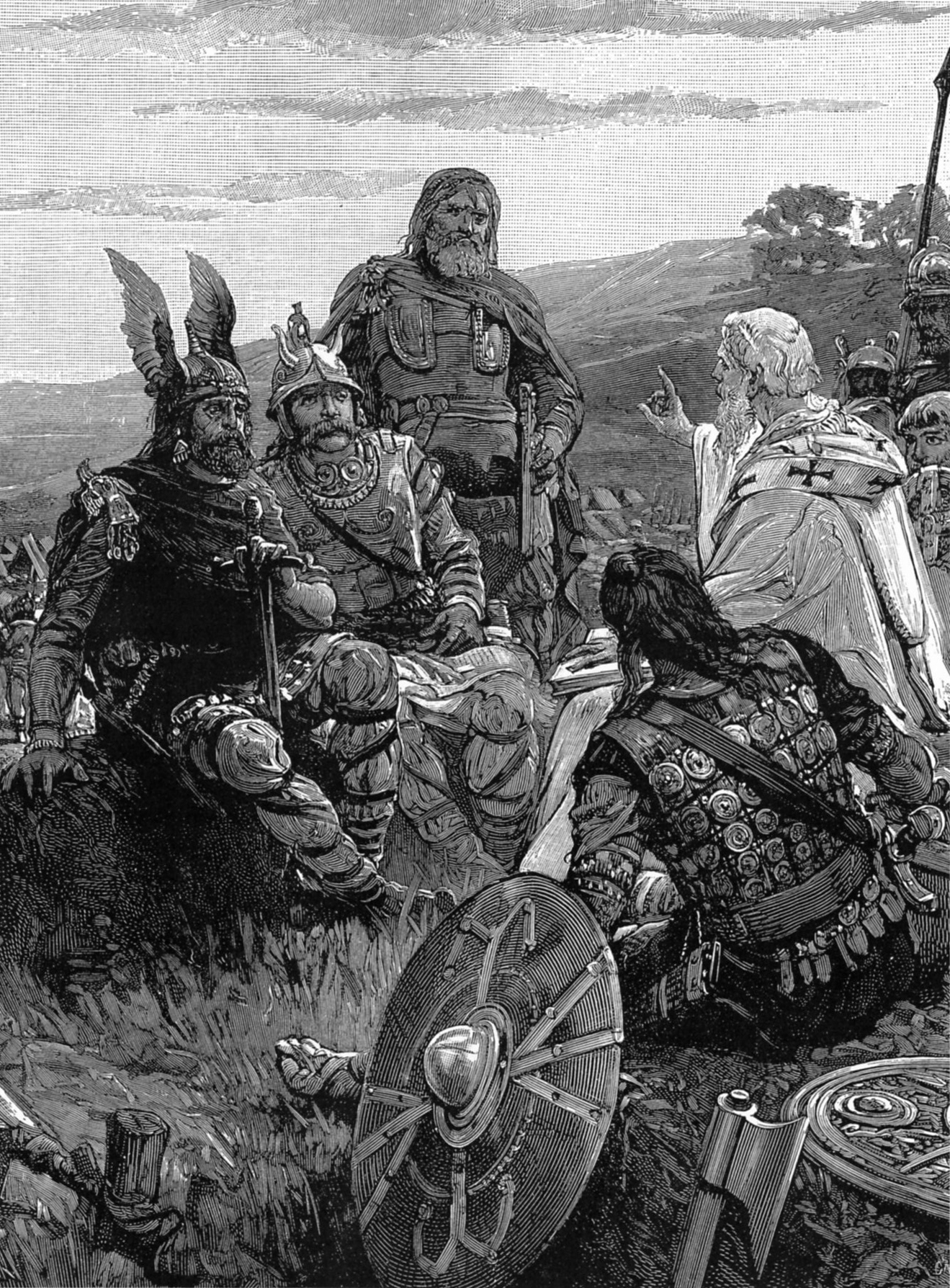 Bishop Wulfila explains Gospels to the Goths