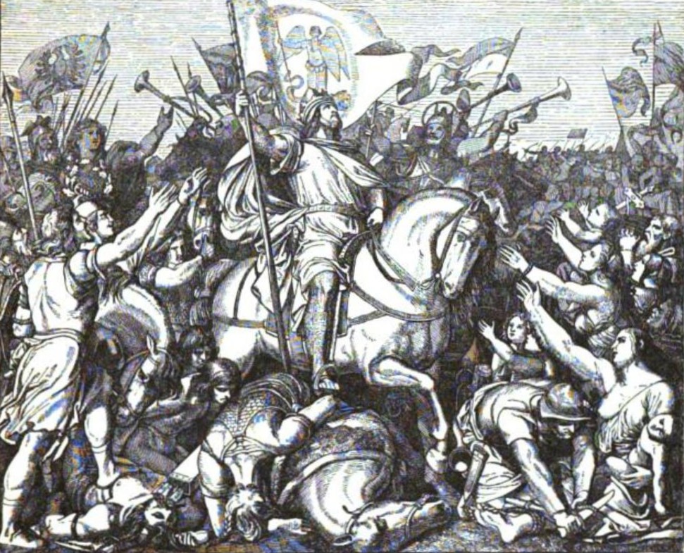 King Henry the Fowler after victory