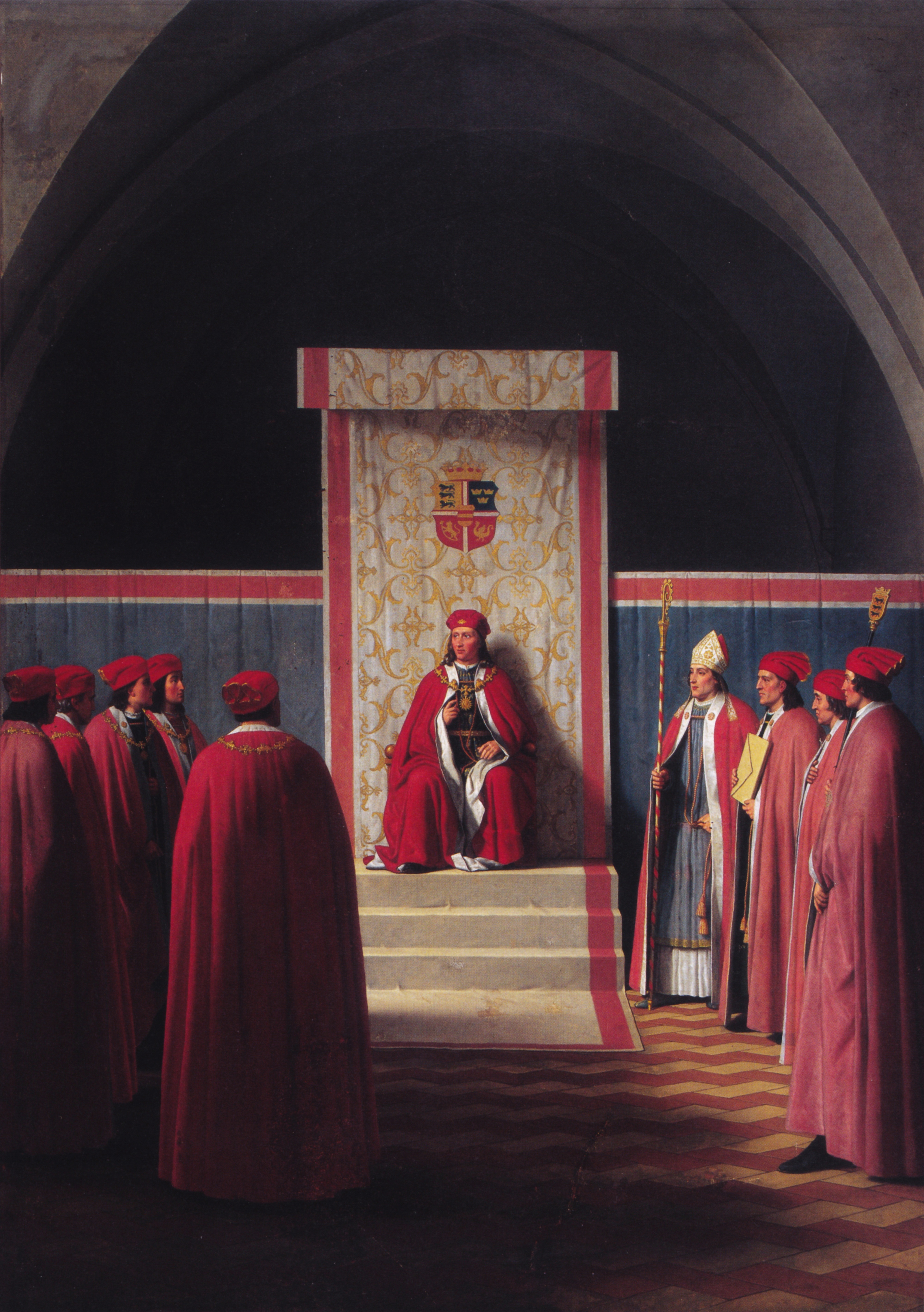 Christian I inaugurates the Order of the Elephant