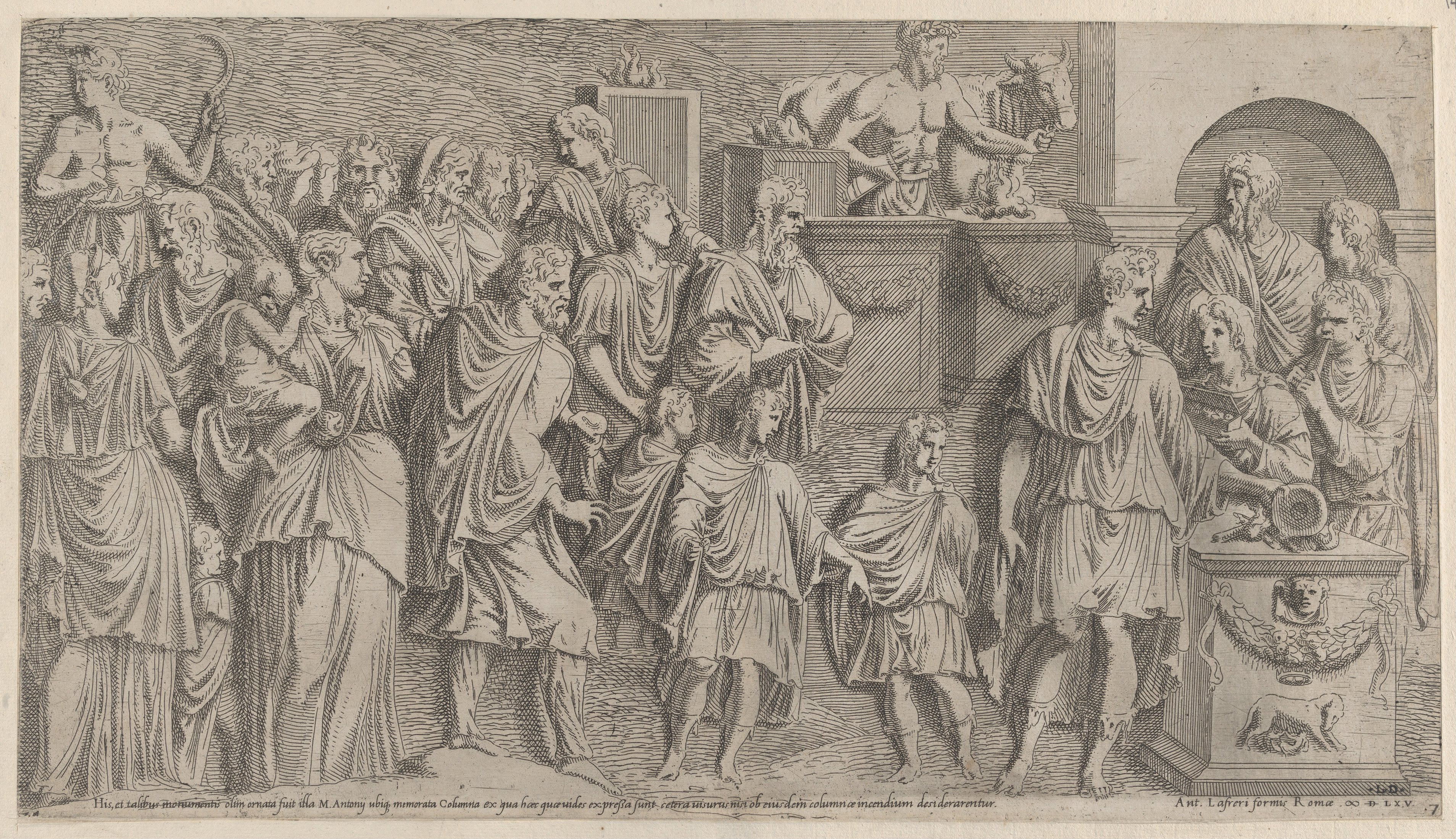 Marc Antony Offering a Sacrifice