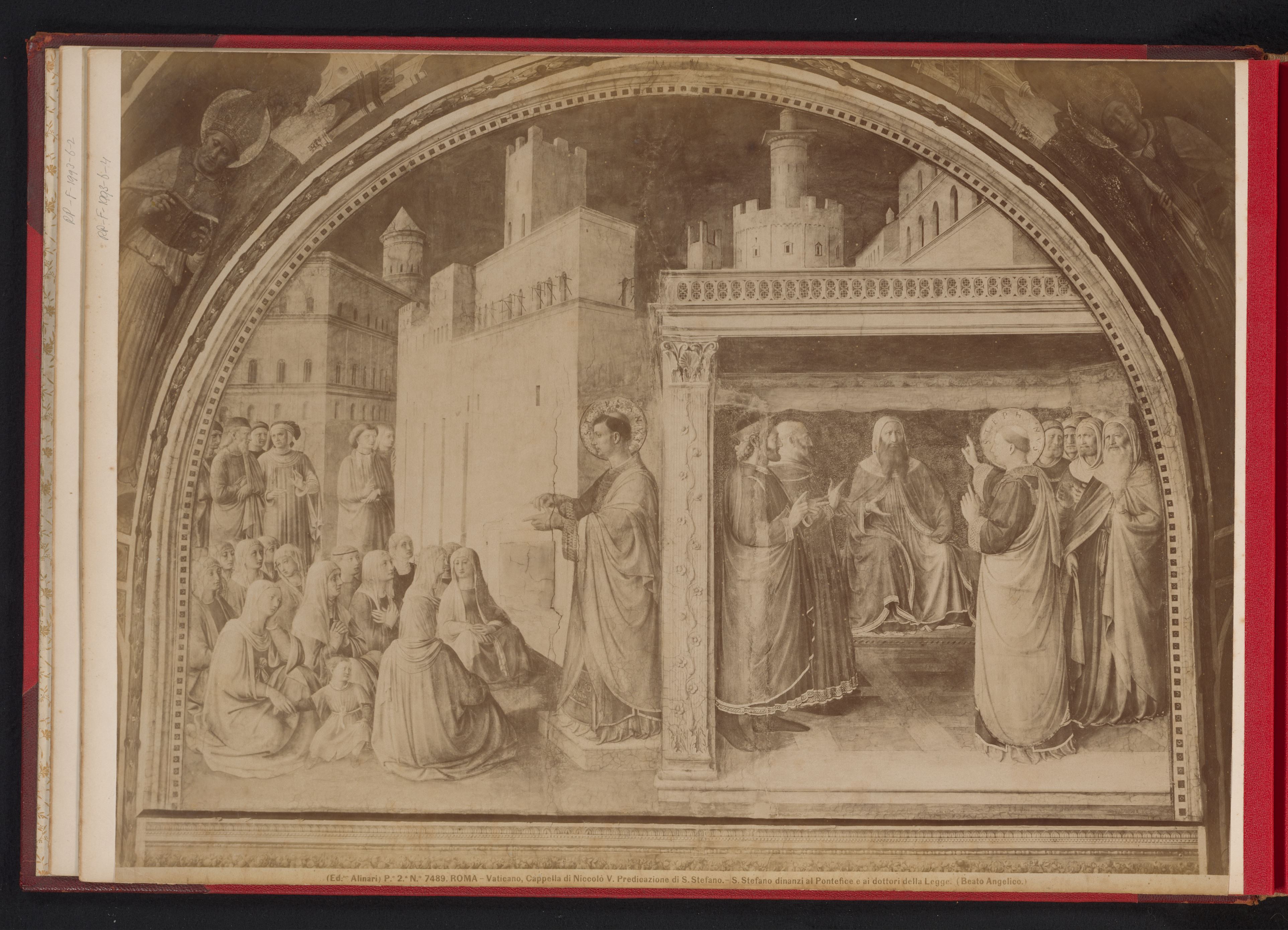 Preaching of Saint Stephenbefore high priest and scribes