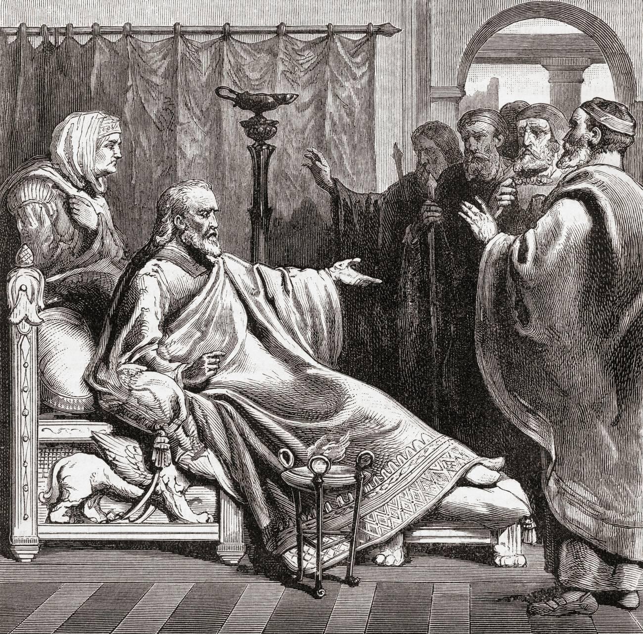 The death of Augustus