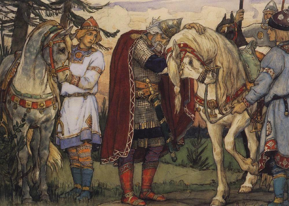Oleg with his horse