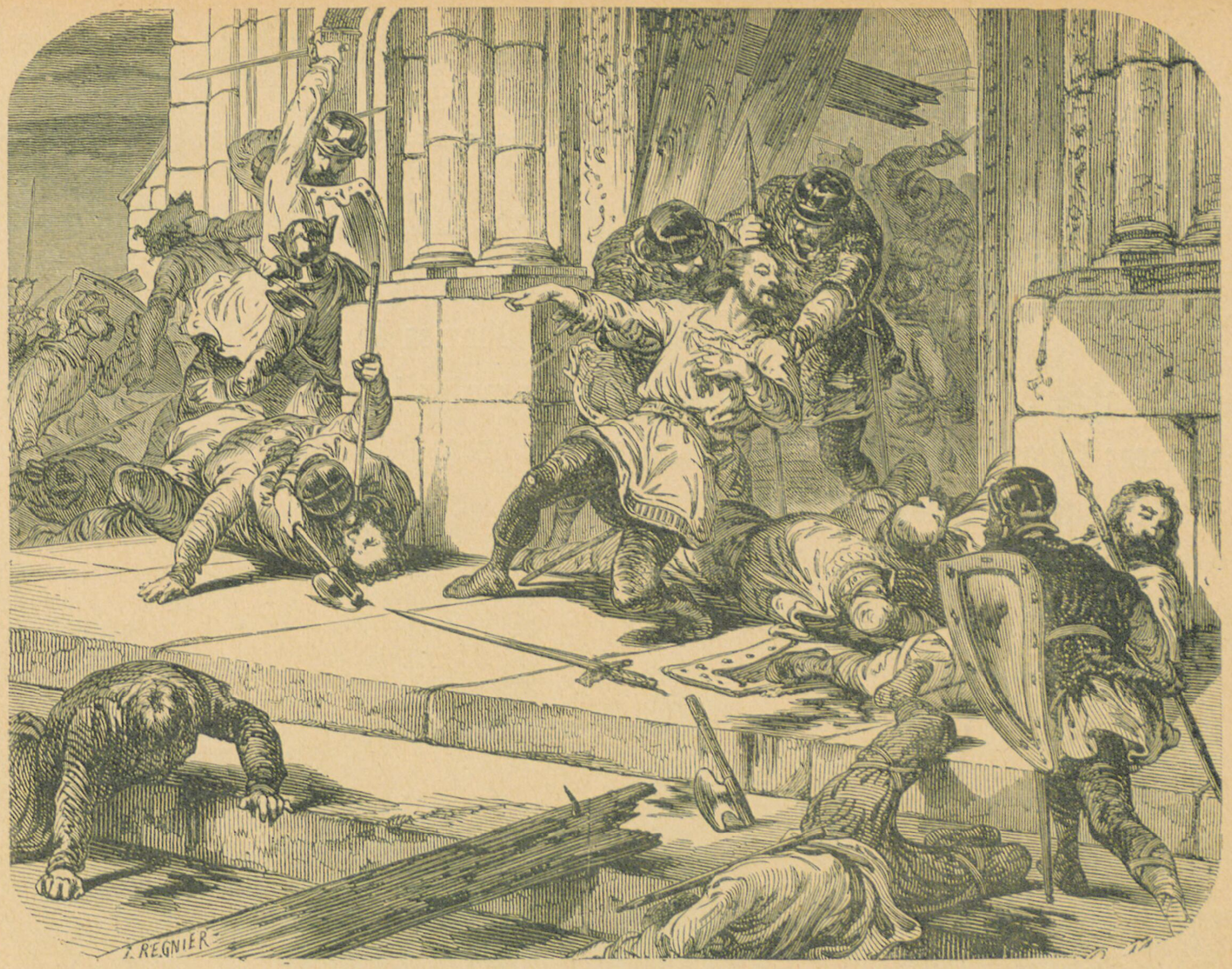 July 25, Death of Robert the strong in the battle of Brissarthe