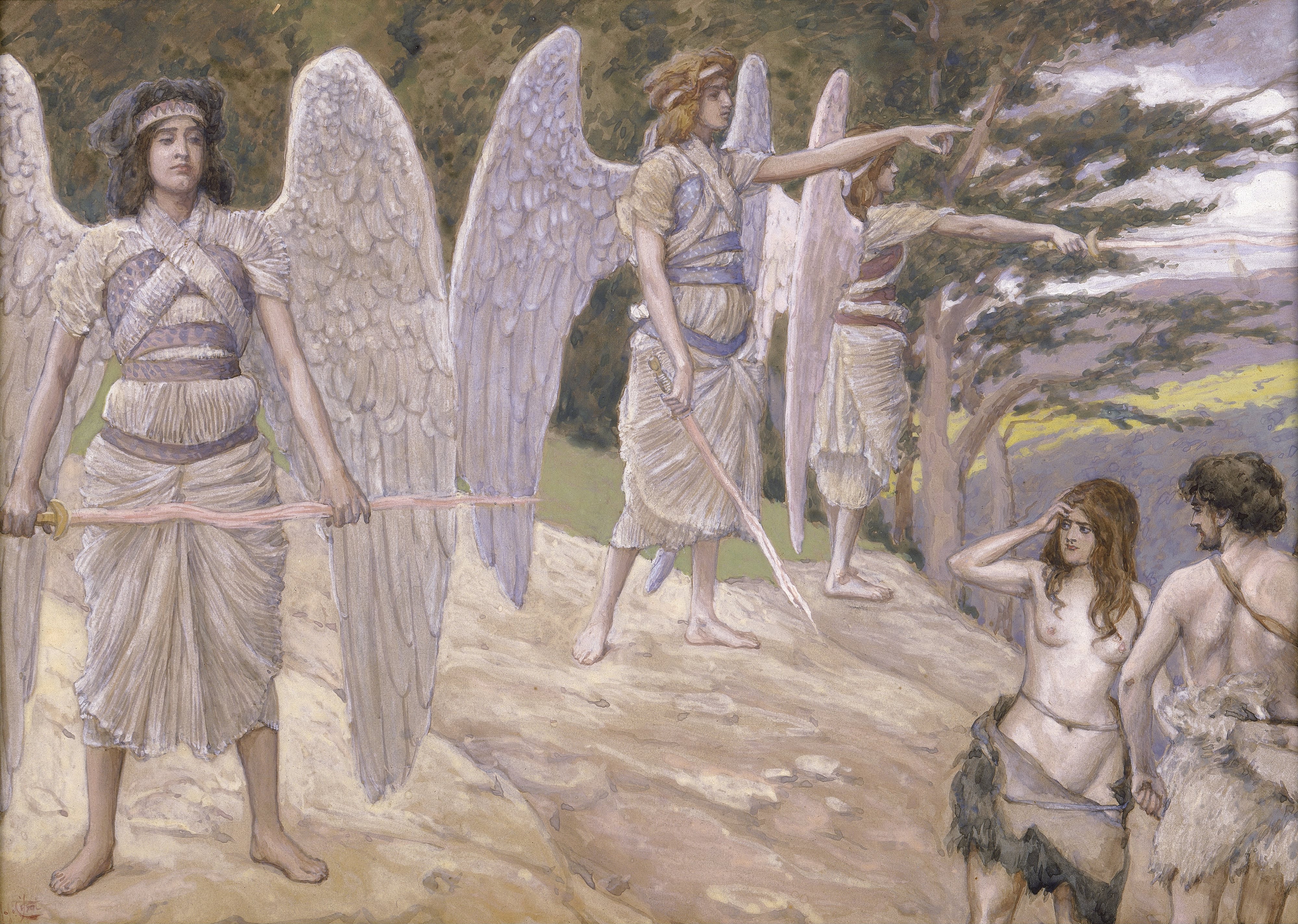 Adam and Eve Driven From Paradise