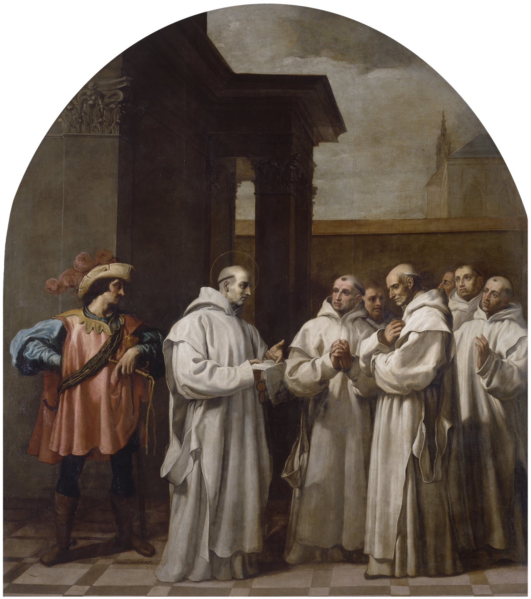 Pope Urban II Calls Saint Bruno to Rome