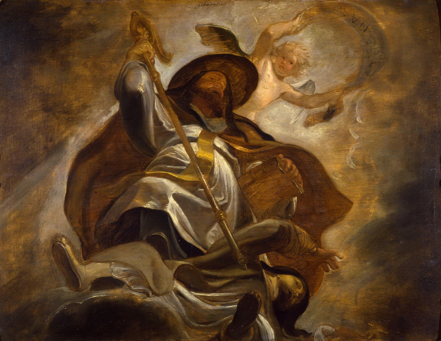 Saint Athanasius defeating Arius
