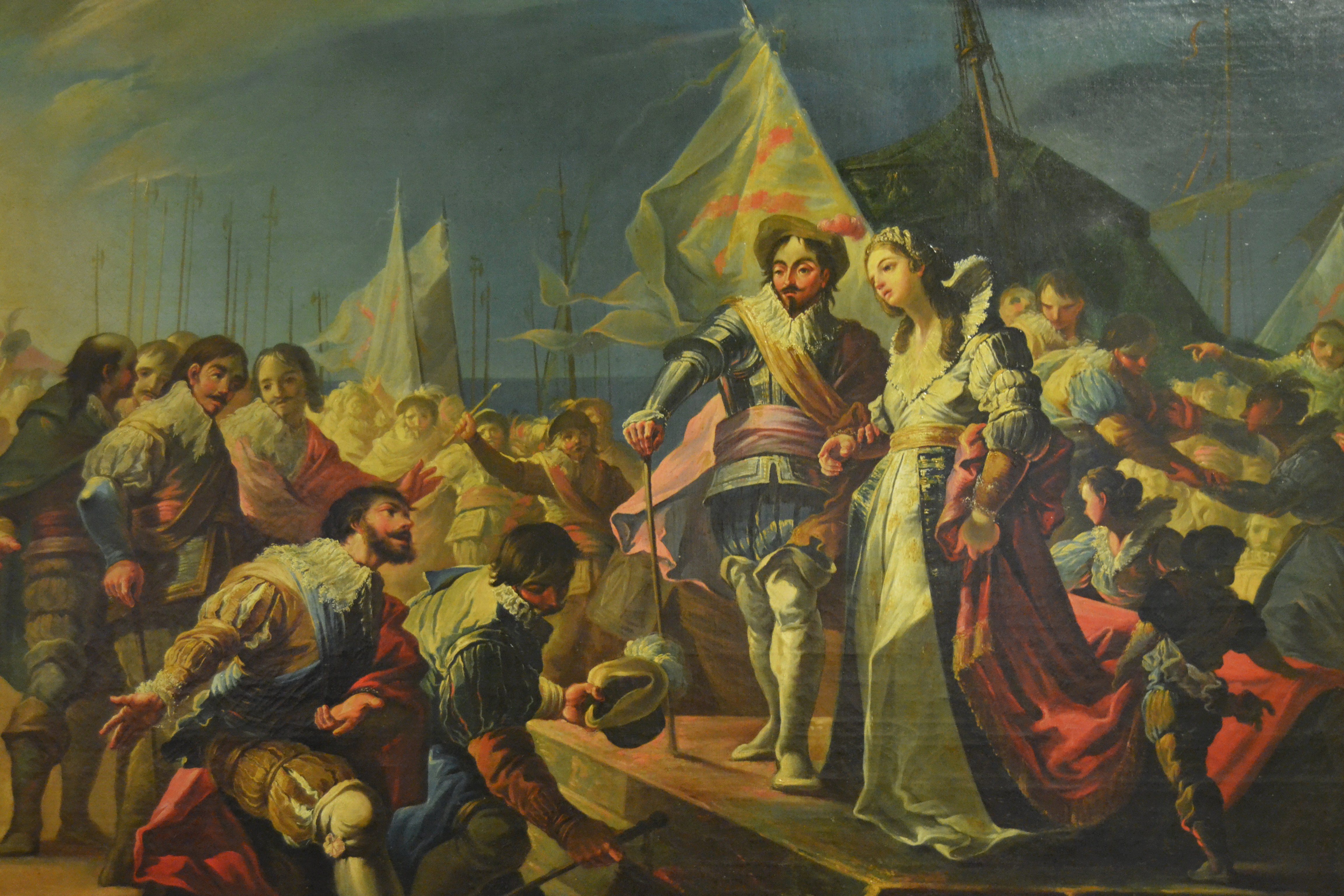 Landing in Valencia of Ferdinand the Catholic and Germaine of Foix