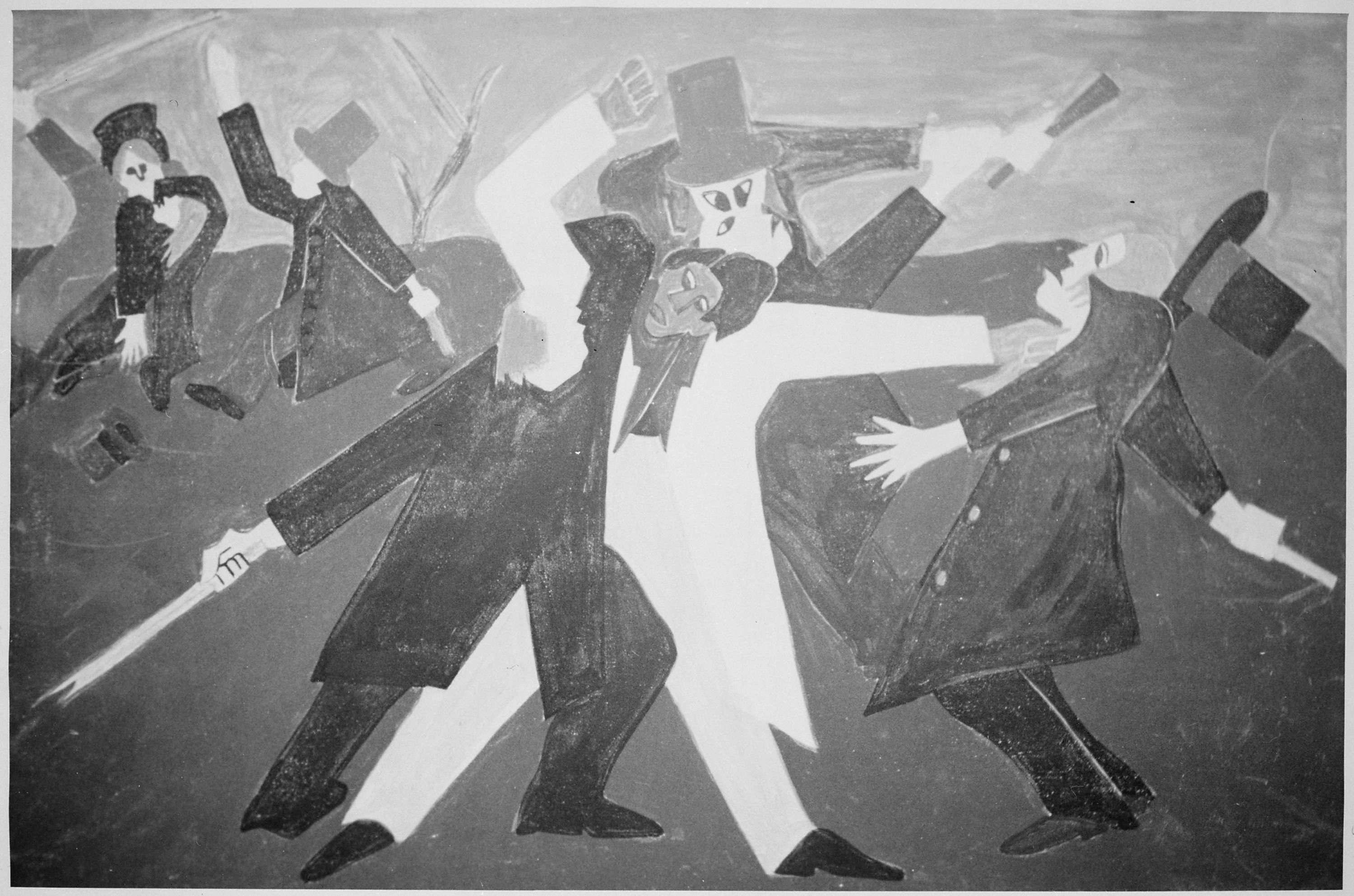 In an antislavery convention, Douglass and two fellow workers were mobbed