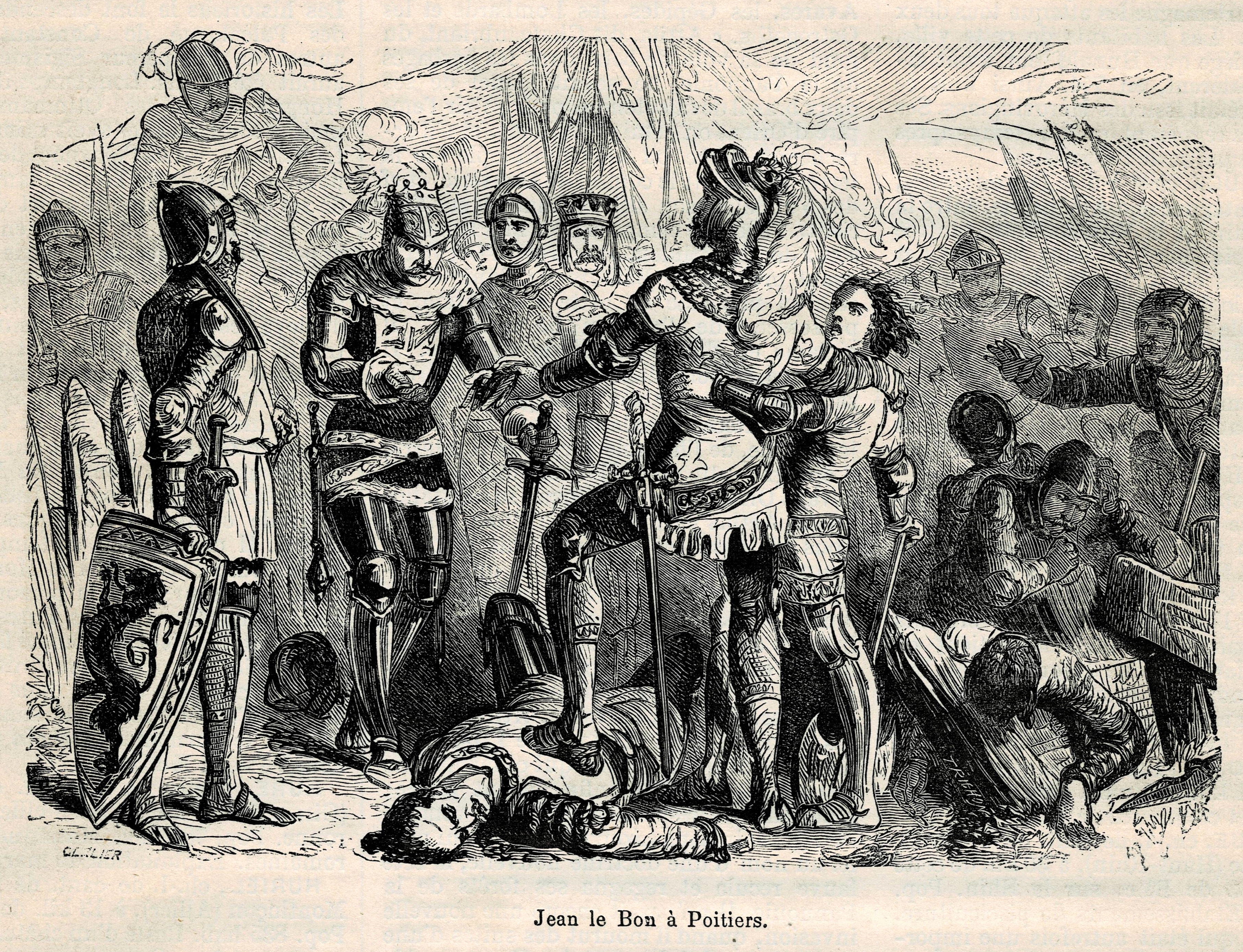 John II, King of France, called the Good, at Poitiers