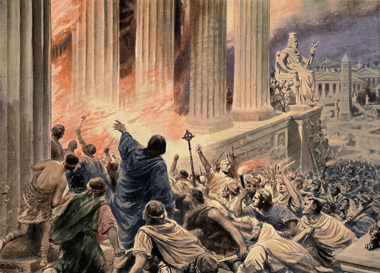 The Burning of the Library at Alexandria