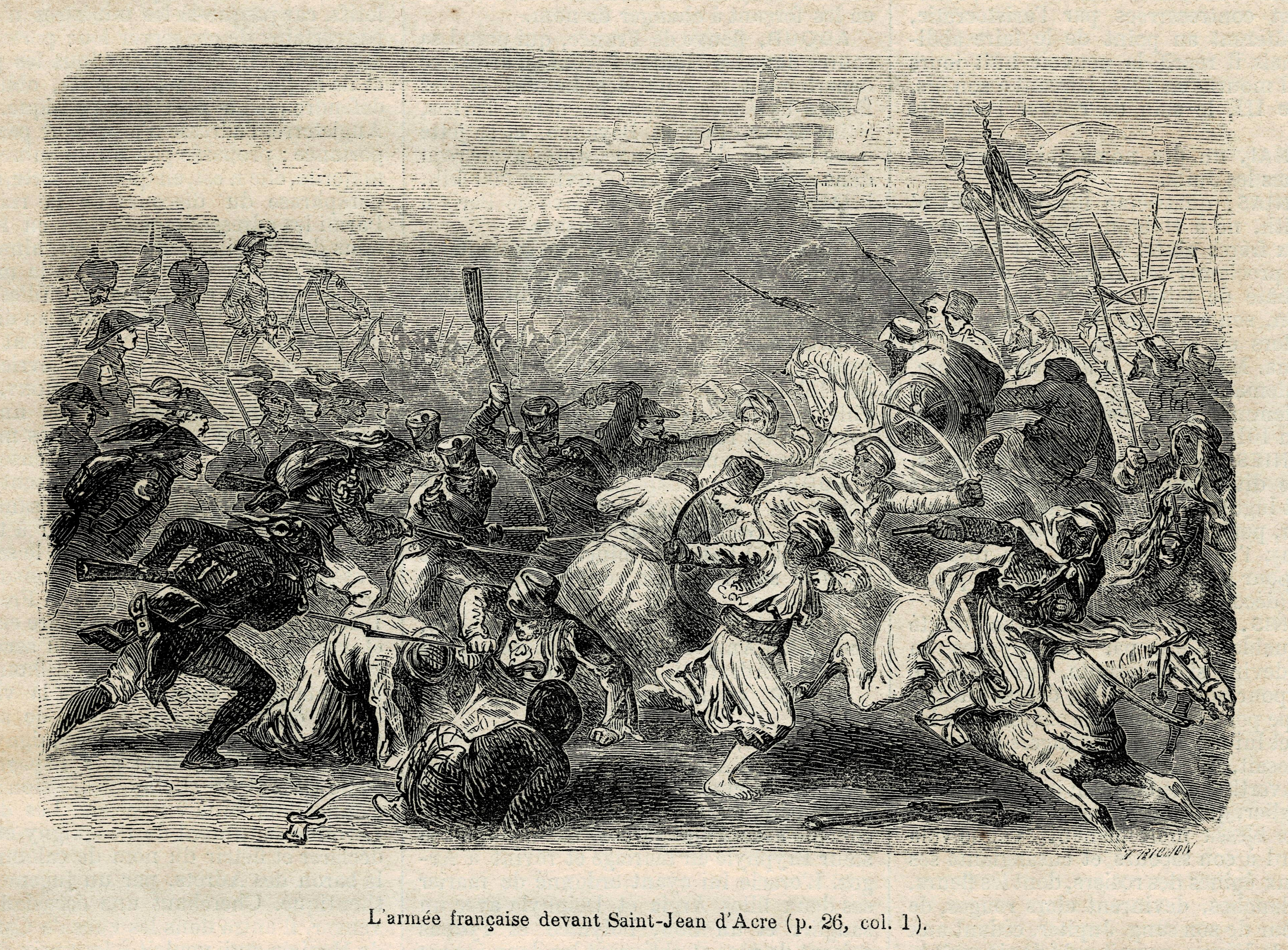 French Army before Saint-Jean d'Acre