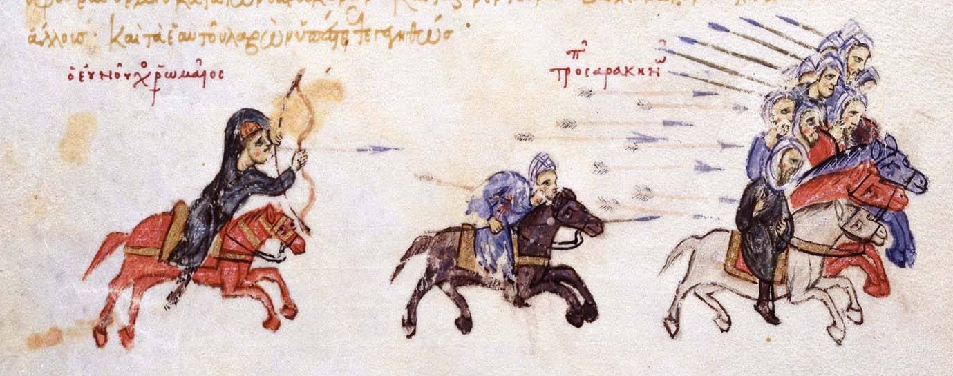 A Byzantine eunuch attacks the Arabs