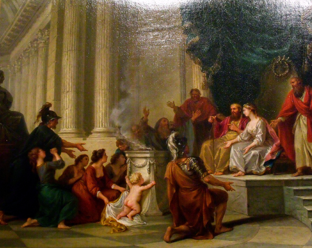 Pyrrhus the child presented to Glaucias