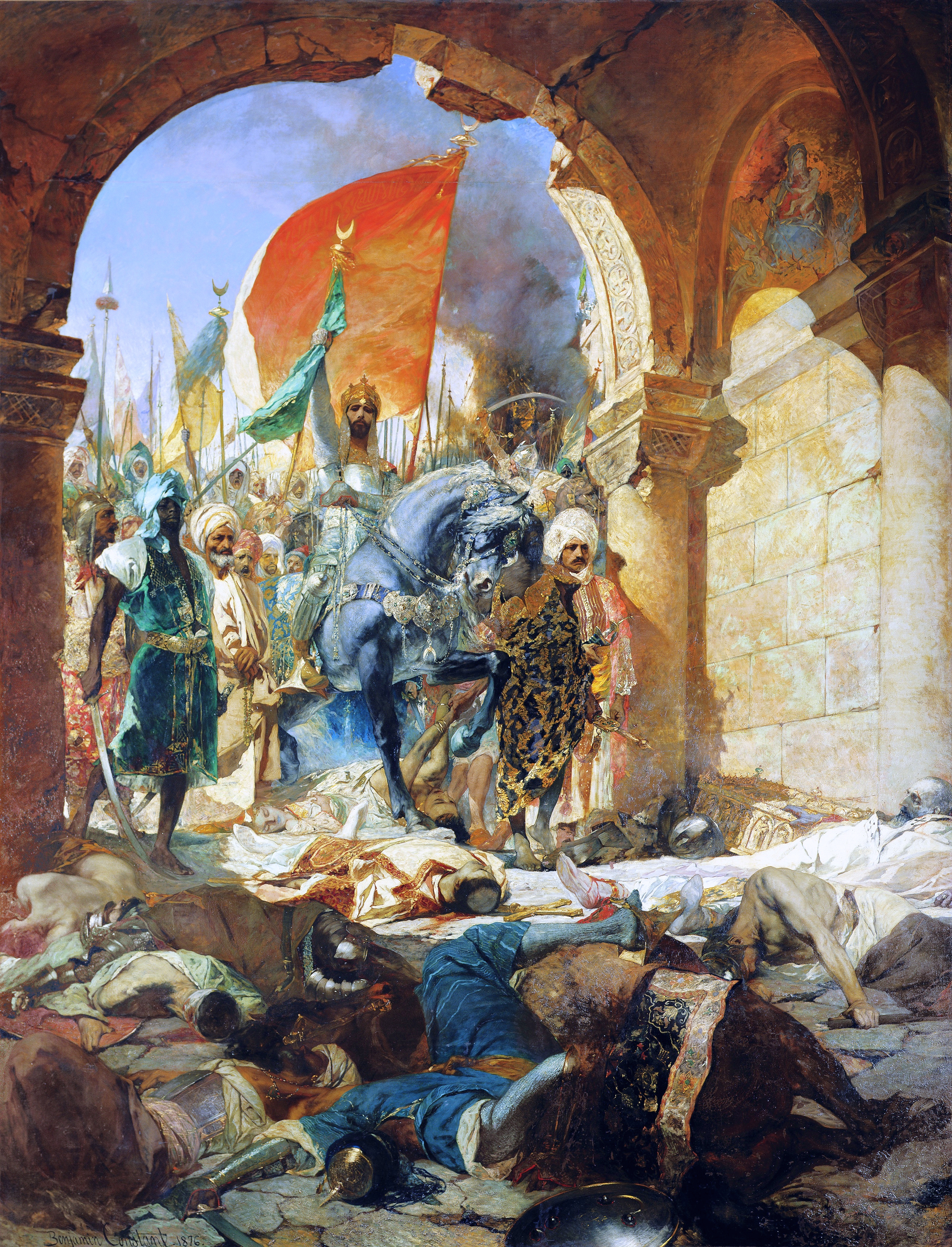 The entry of Mahomet II into Constantinople, Benjamin Constant