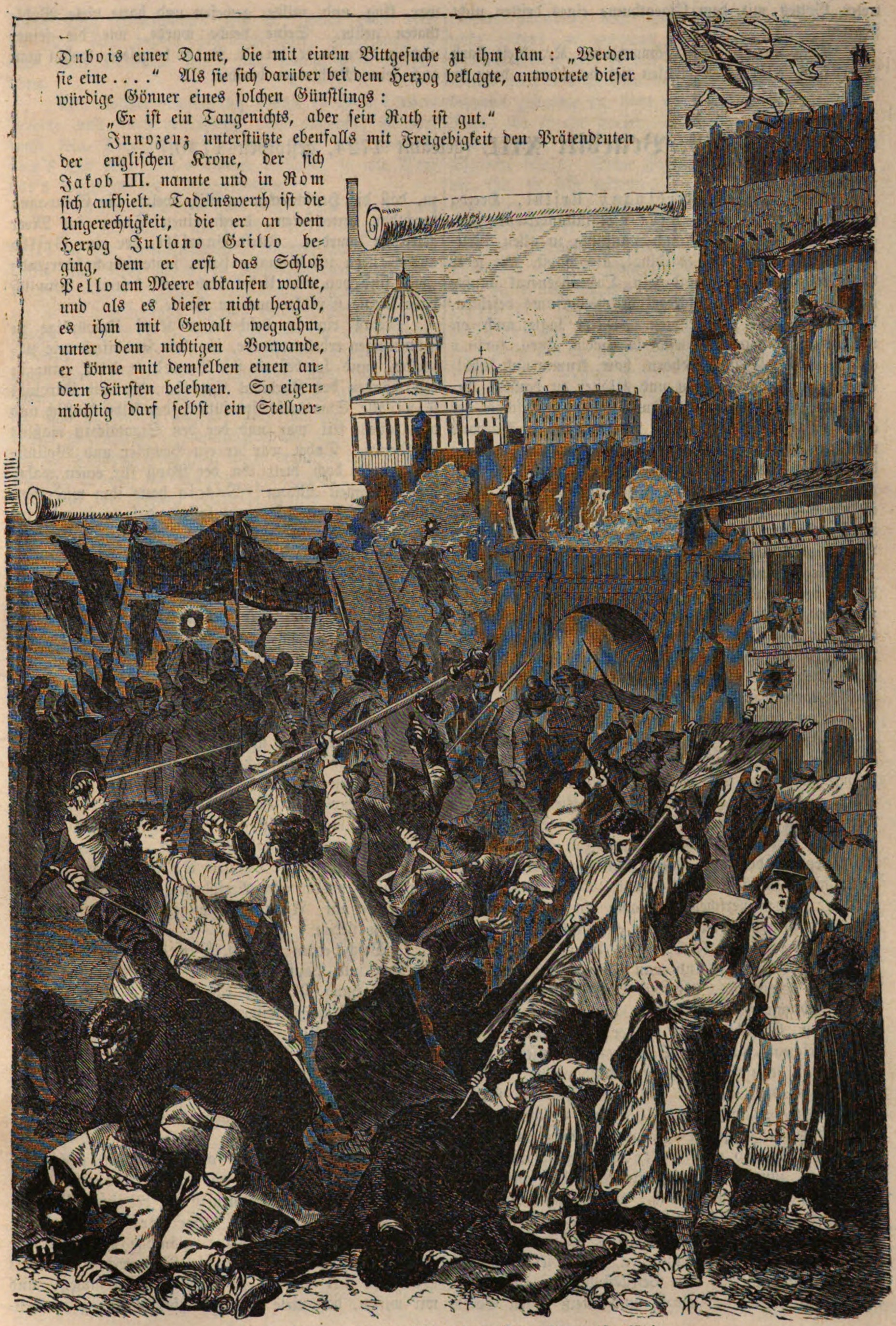 Brawl during the Corpus Christi procession in Thorn