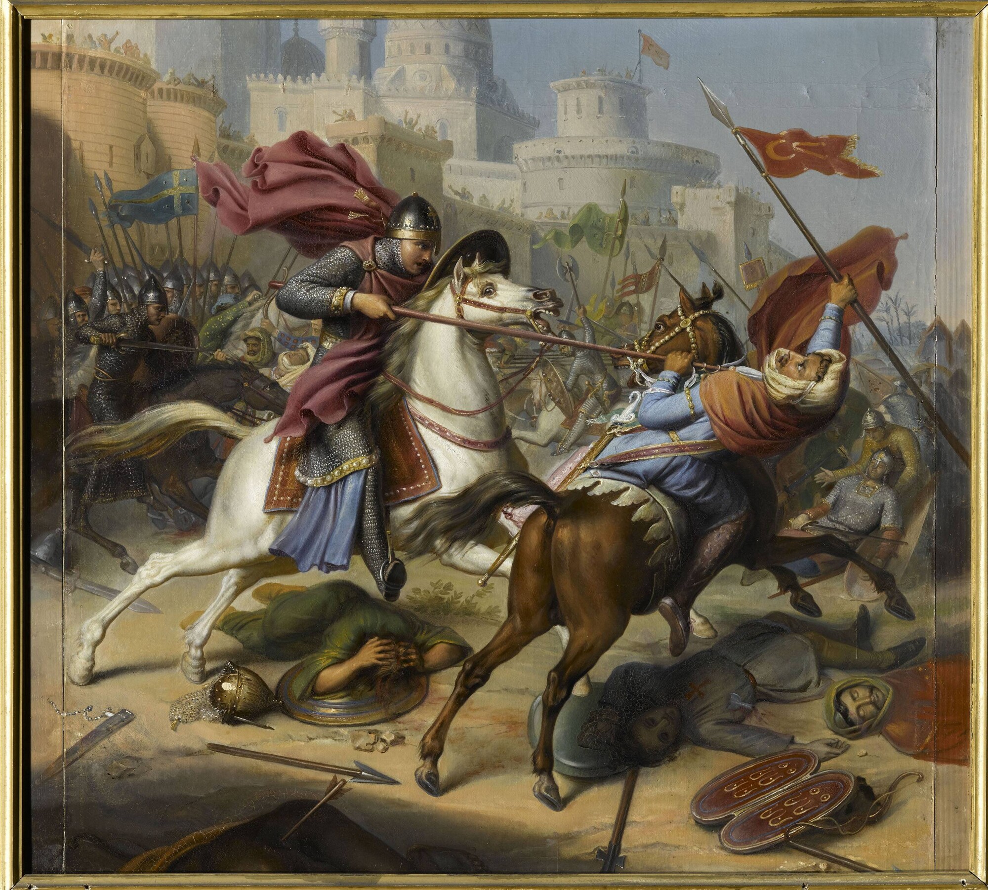 Combat of Robert, Duke of Normandy, with a Saracen warrior