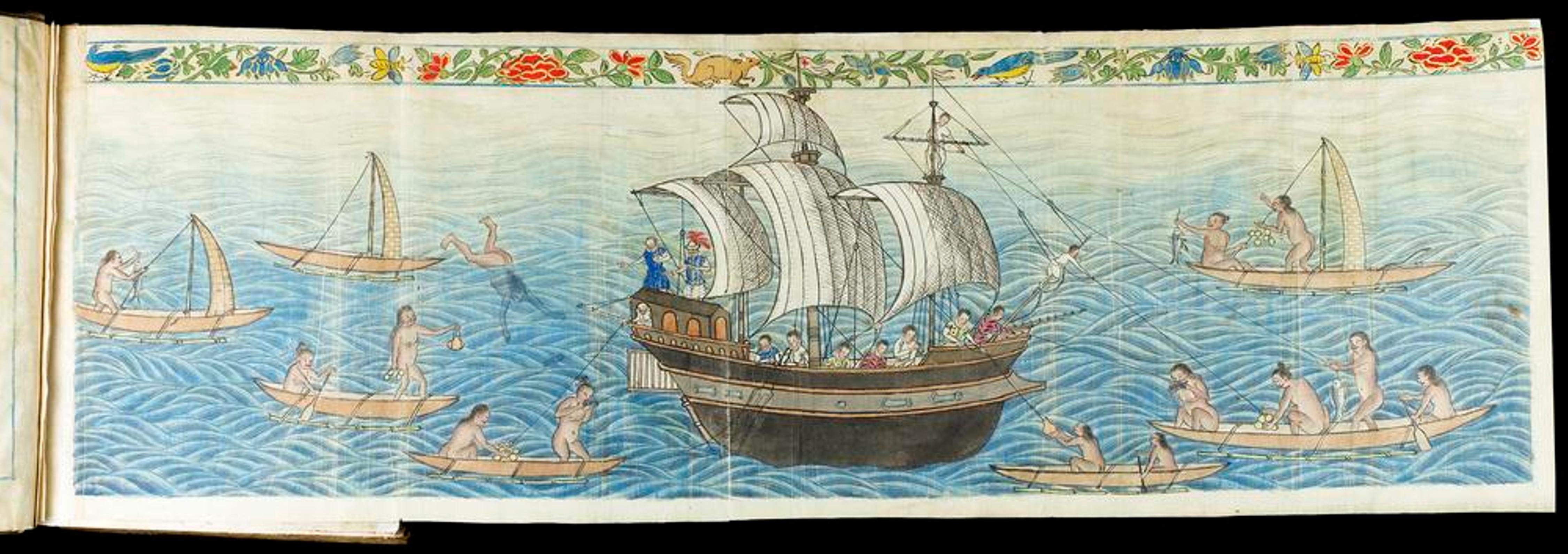 Reception of the Manila Galleon on the Island of Thieves