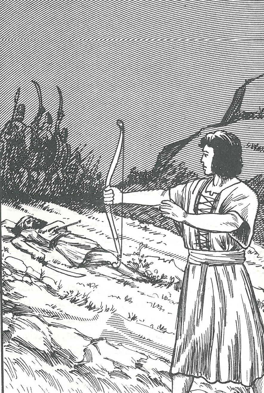 The death of Mihran bin Badhan, learder of the Persian army at the Battle of Buwaib