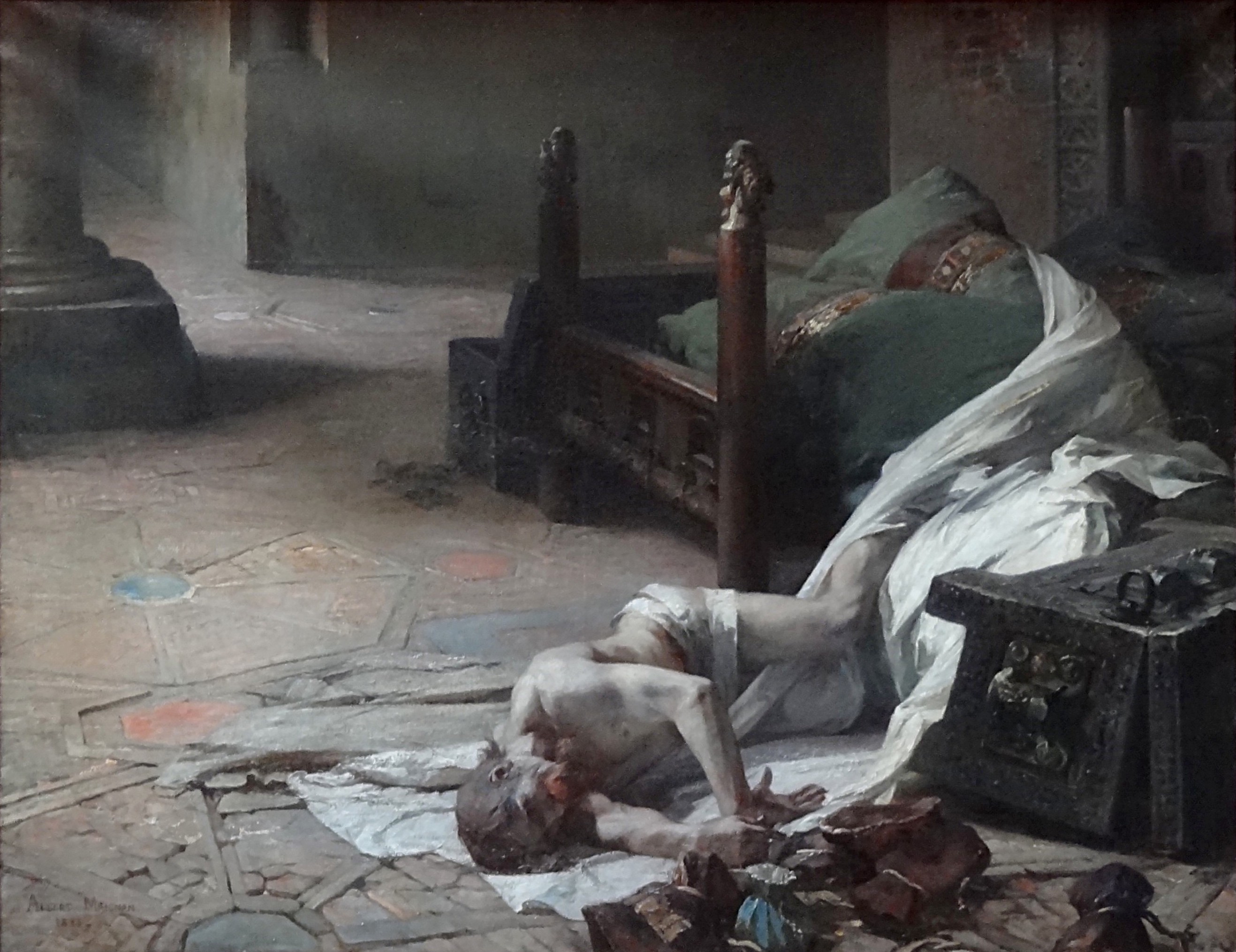 La mort de Guillaume le Conquérant, Albert Maignan