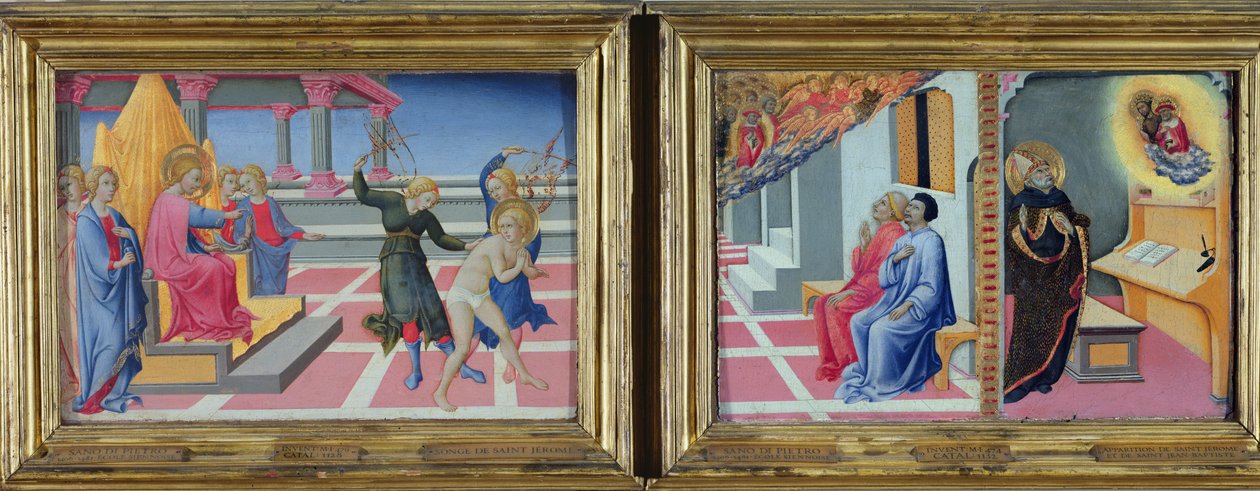The Dream of St. Jerome and the Apparition of St. Jerome to Sulpicius Severus and St. Augustine