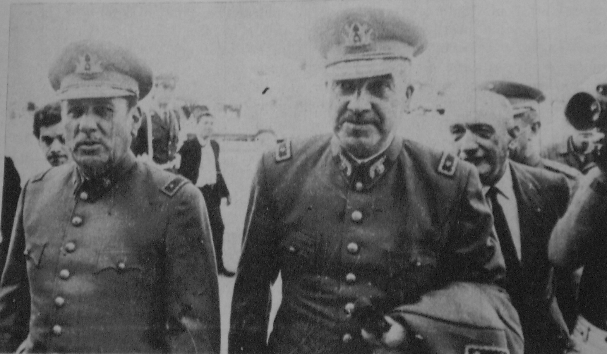 Carlos Prats, René Schneider, and Cheyre in civilian clothes