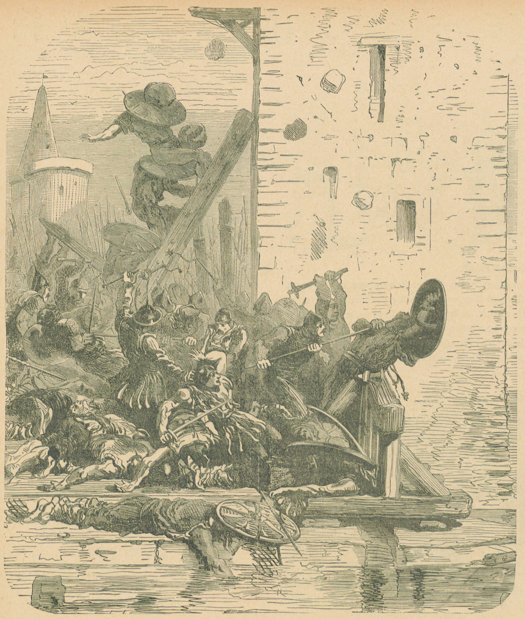 French victory in the siege of Château Gaillard