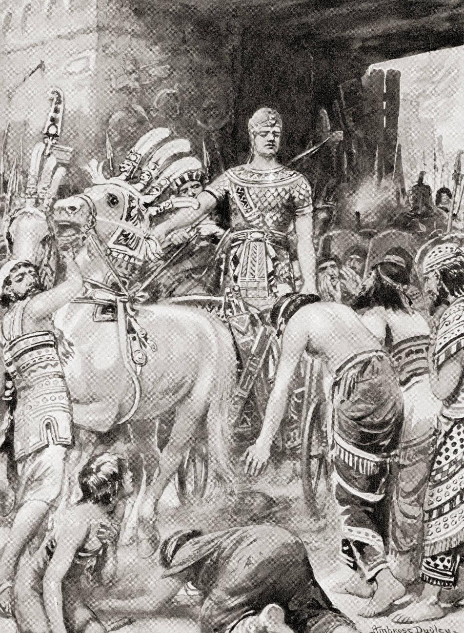 Psamtik I of Egypt enters city Azotus or Ashdod, which he besieged for 29 years