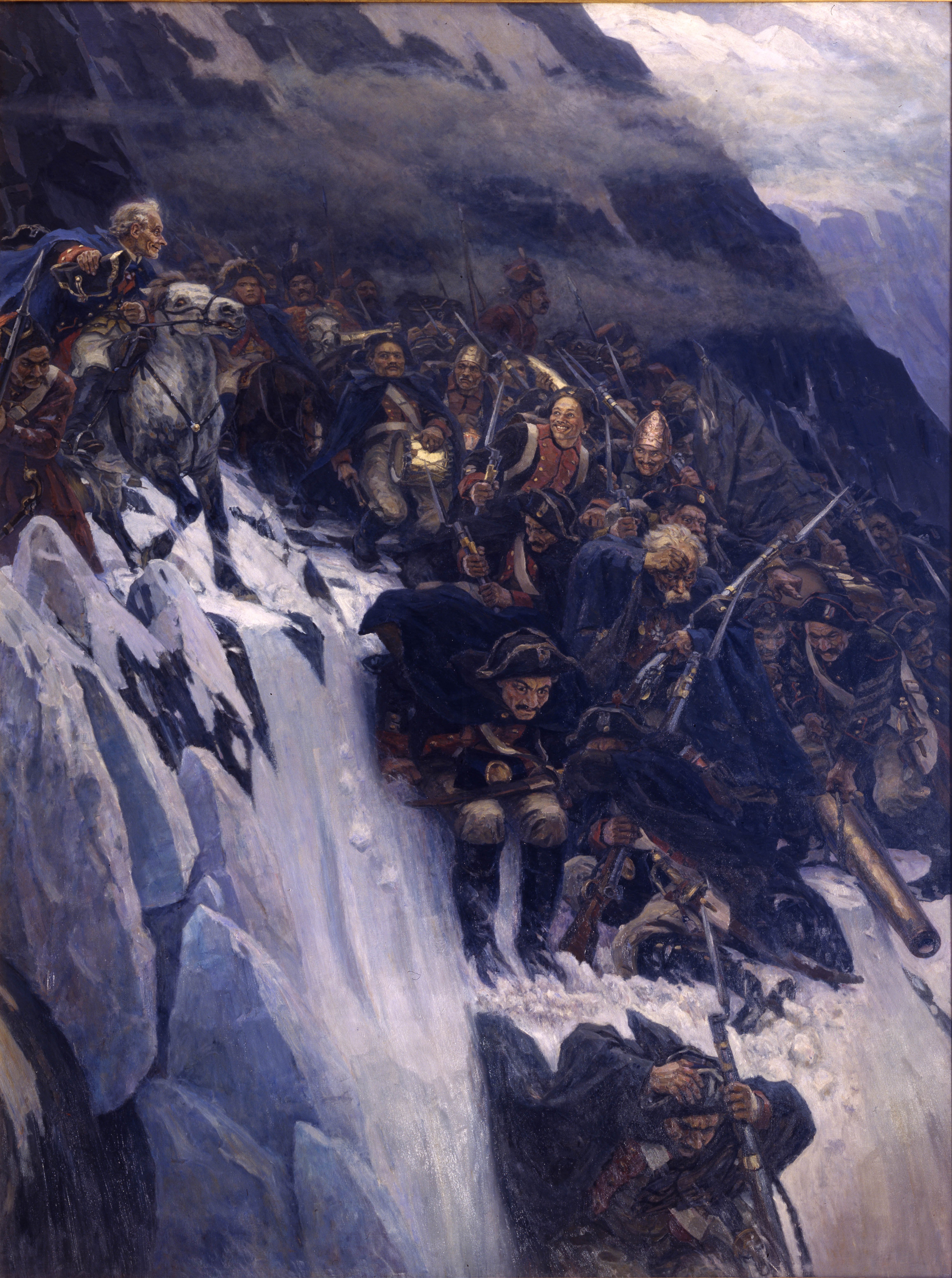 Suvorov Crossing the Alps in