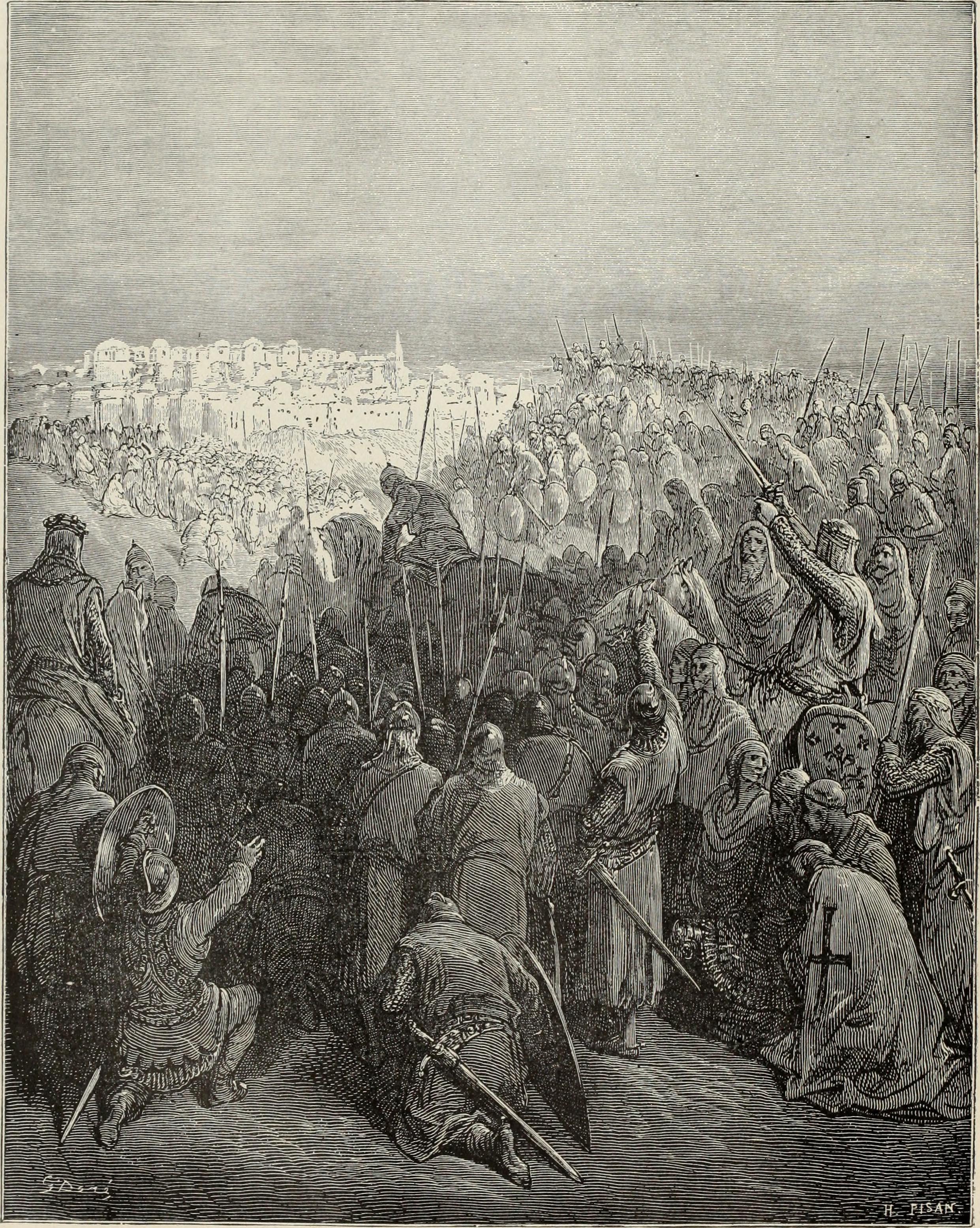 Ethusiasm at Sight of Jerusalem