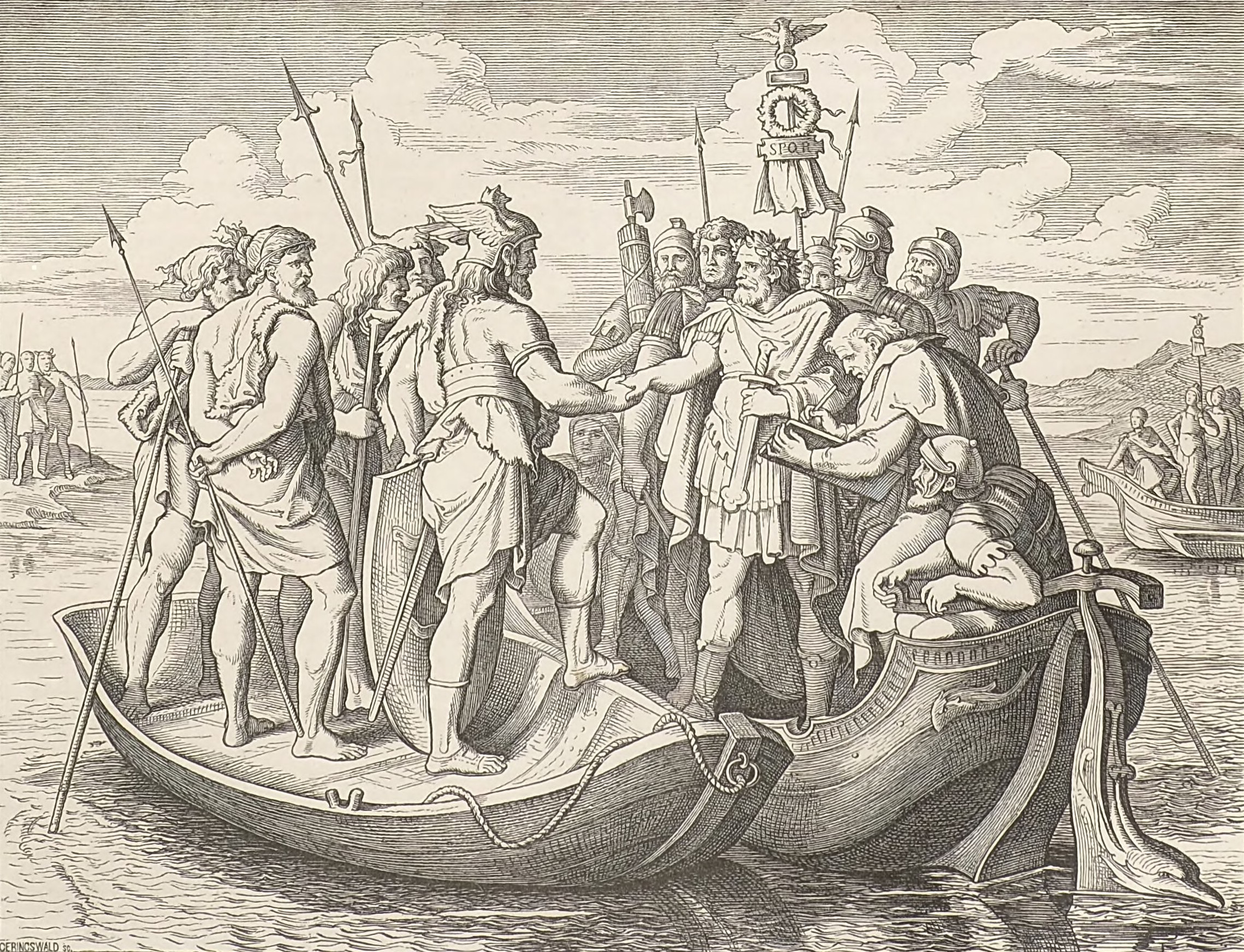 Athanaric and Valens on the Danbue