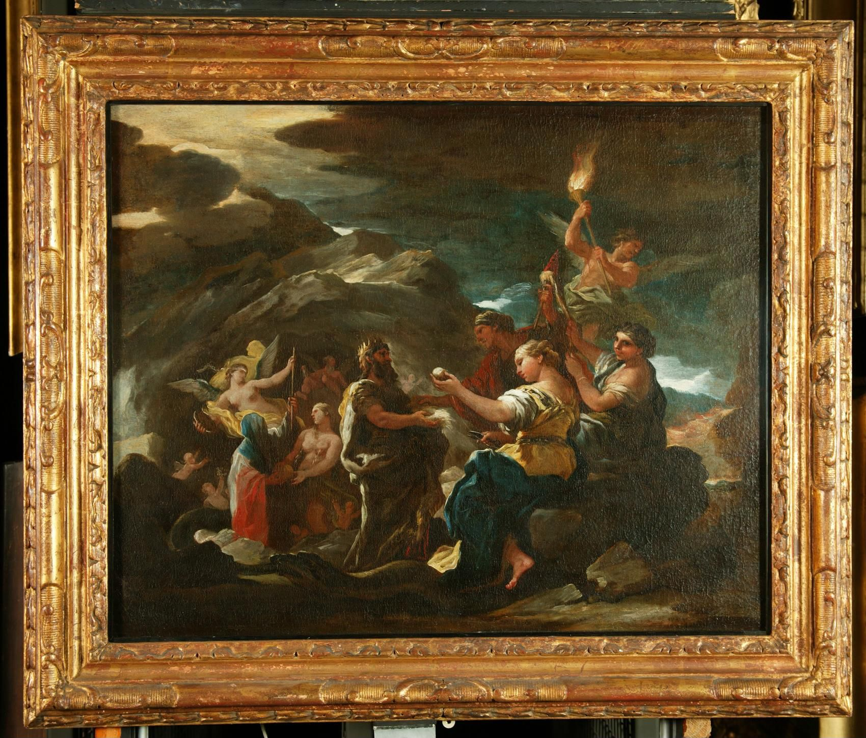 The Cave of Eternity Luca Giordano