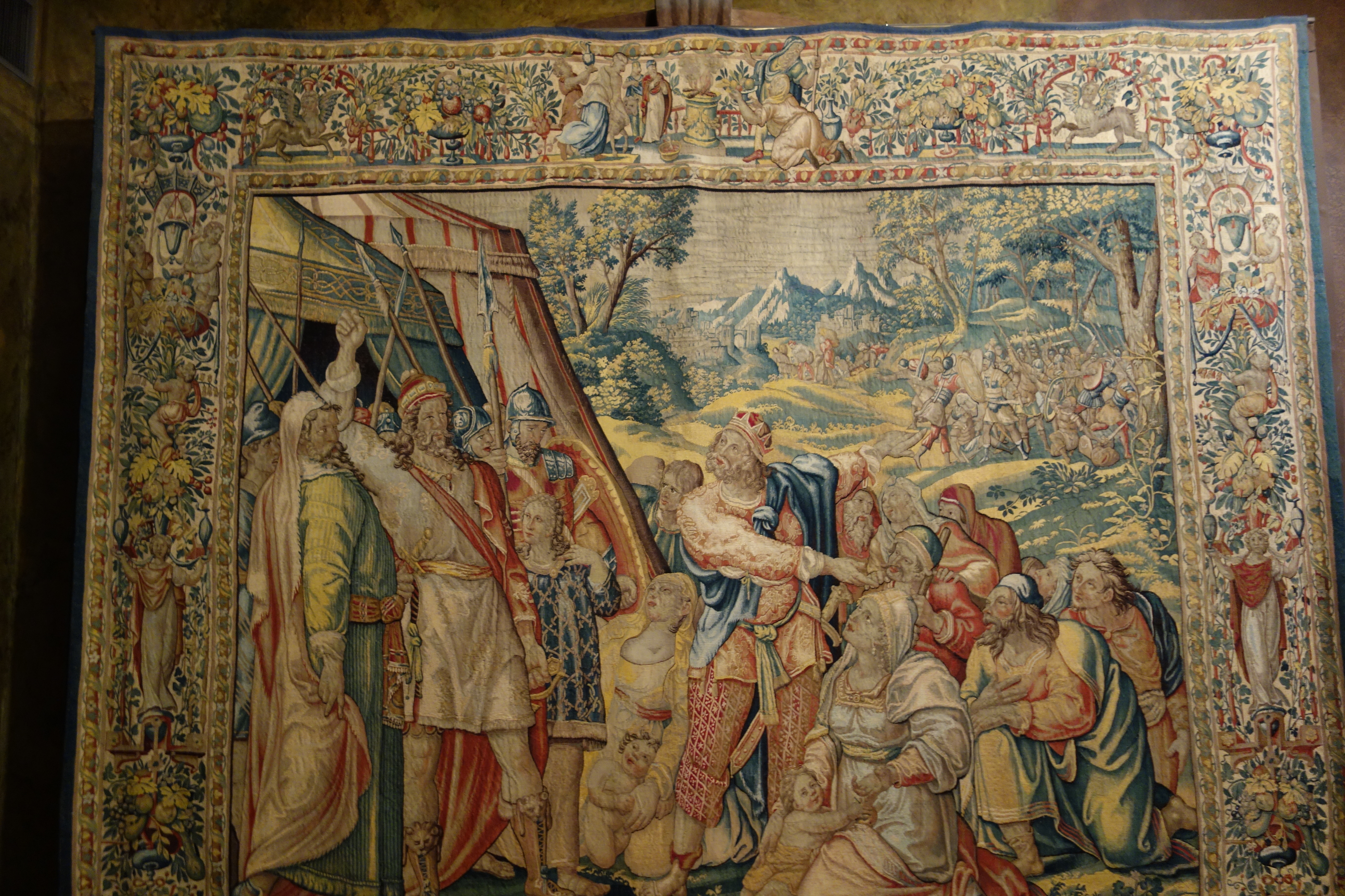 Agrippa, King of Tiberias, pleading before Roman Emperor Vespasian to spare the city from destruction