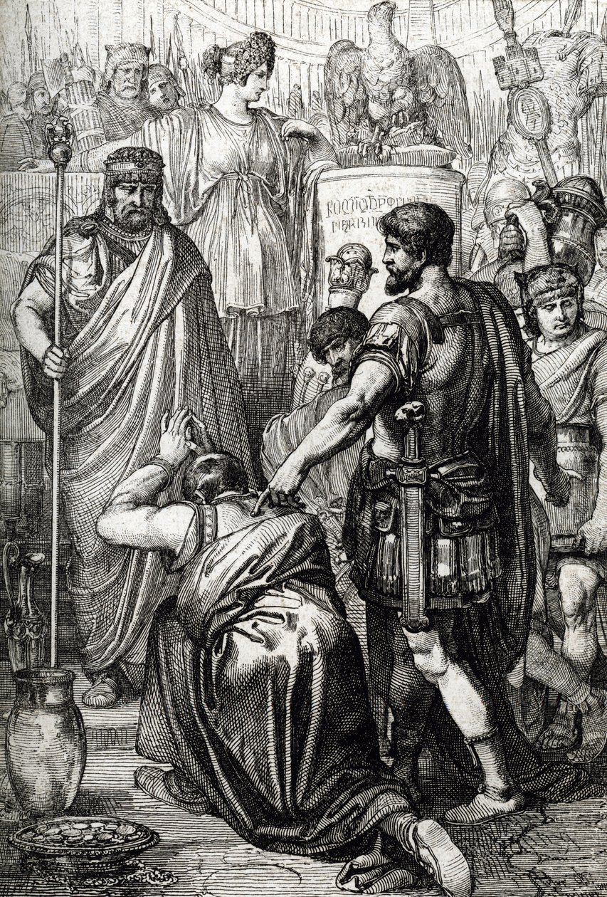The Surrender of King Gelimer to General Belisarius