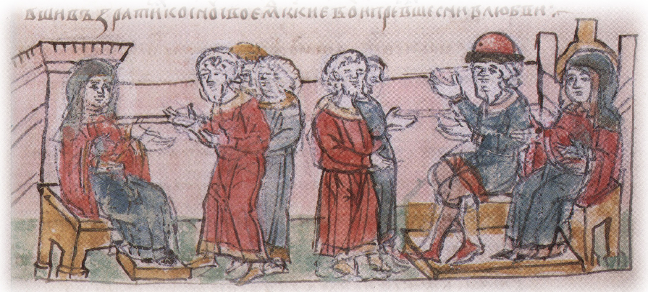 Olga's establishment of pogosts and the imposition of tribute on the population