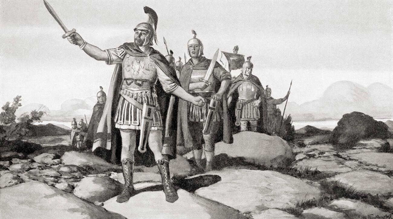 Probus enters Gaul