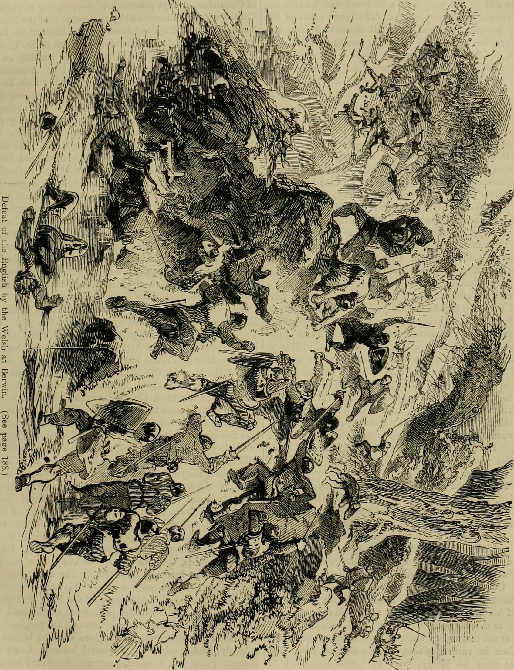 Defeat of the English by the Welsh at Berwin