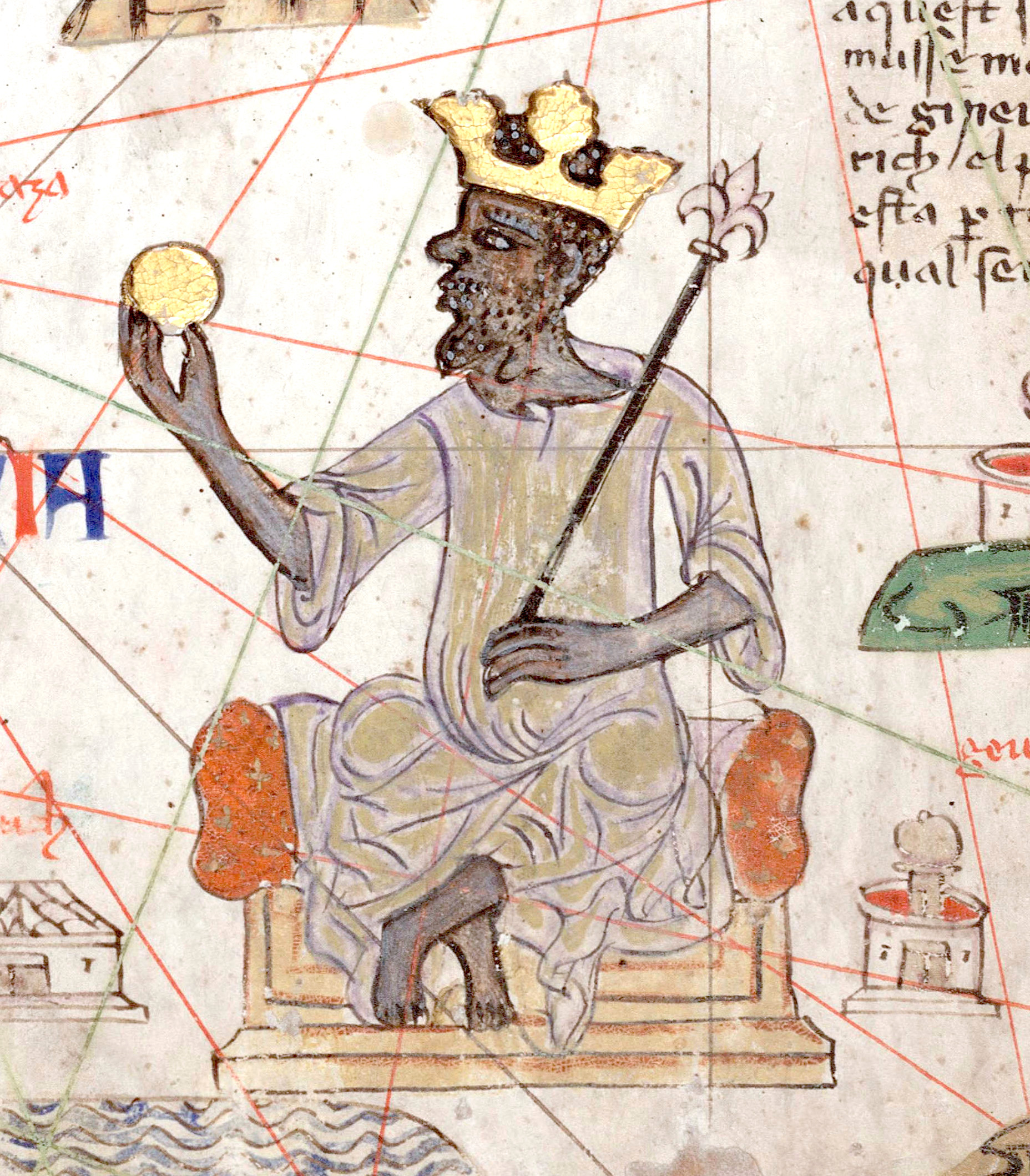 Mansa Musa- Catalan Atlas, Cresques Abraham